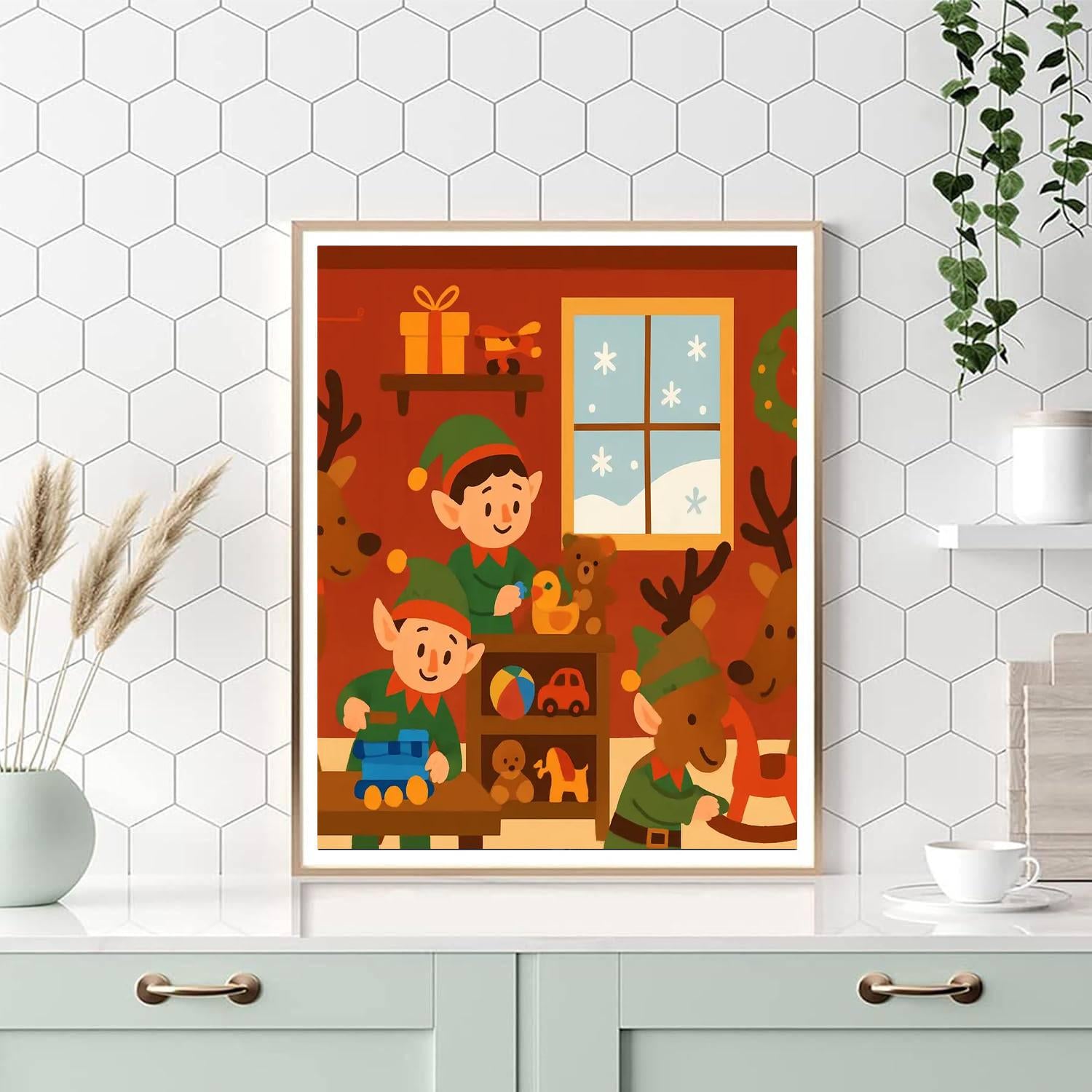 Winter Wonderland Workshop Painting By Numbers Kit