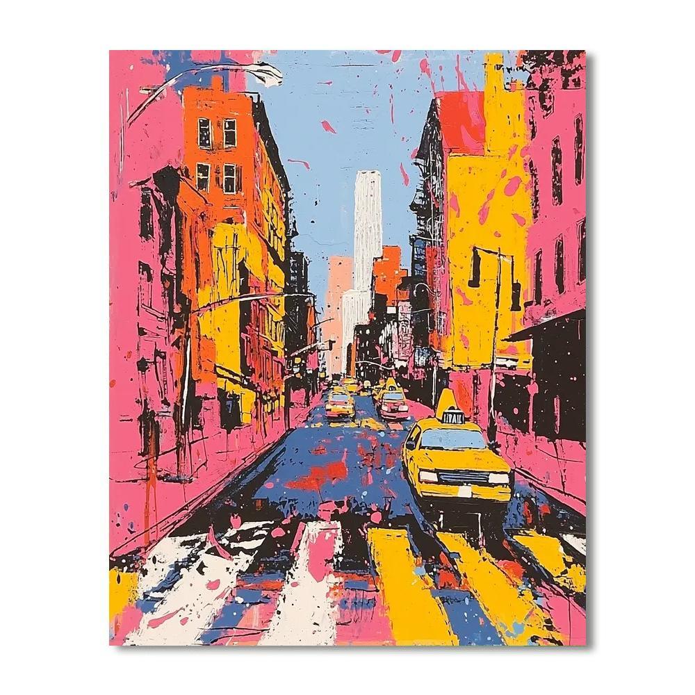 Jean-Michel Basquiat Inspired Energetic Street Vibes  Paint By Numbers