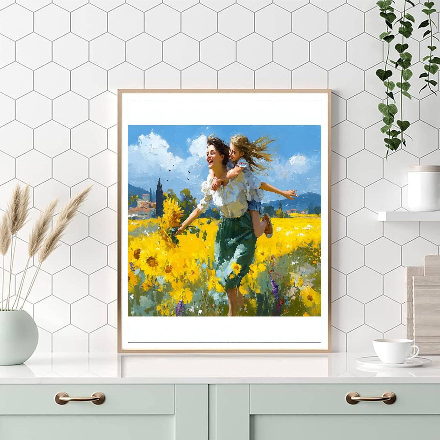 Mother's Love In Full Bloom Paint By Number