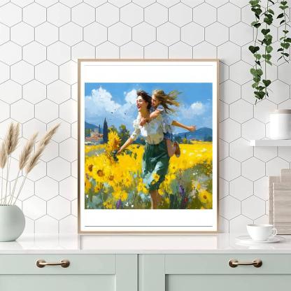 Mother's Love In Full Bloom Paint By Number