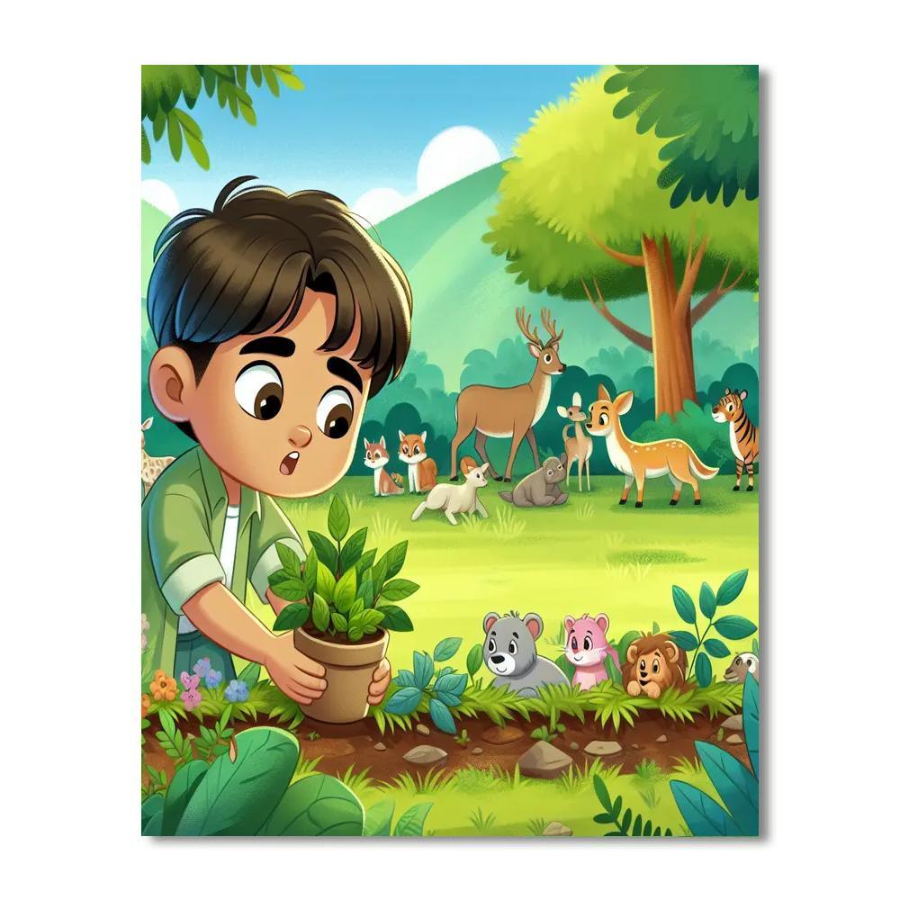 Eco-adventure Quest DIY Paint By Numbers