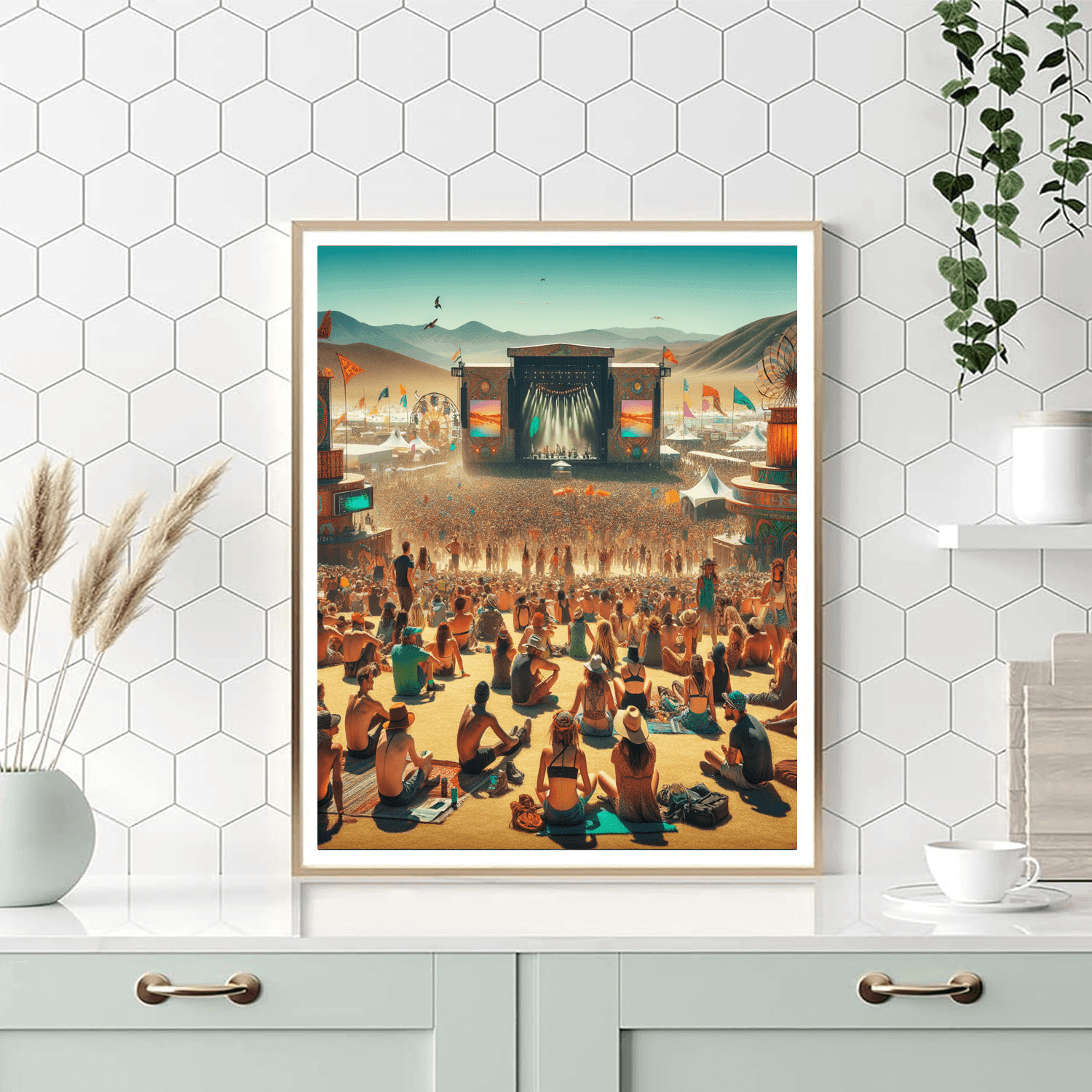 Coachella - California, Usa Paint By Color