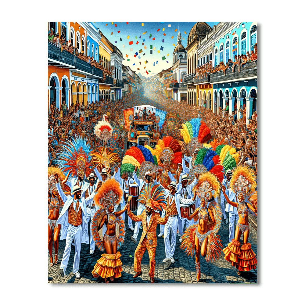 The Carnival Of Salvador Paint By Color