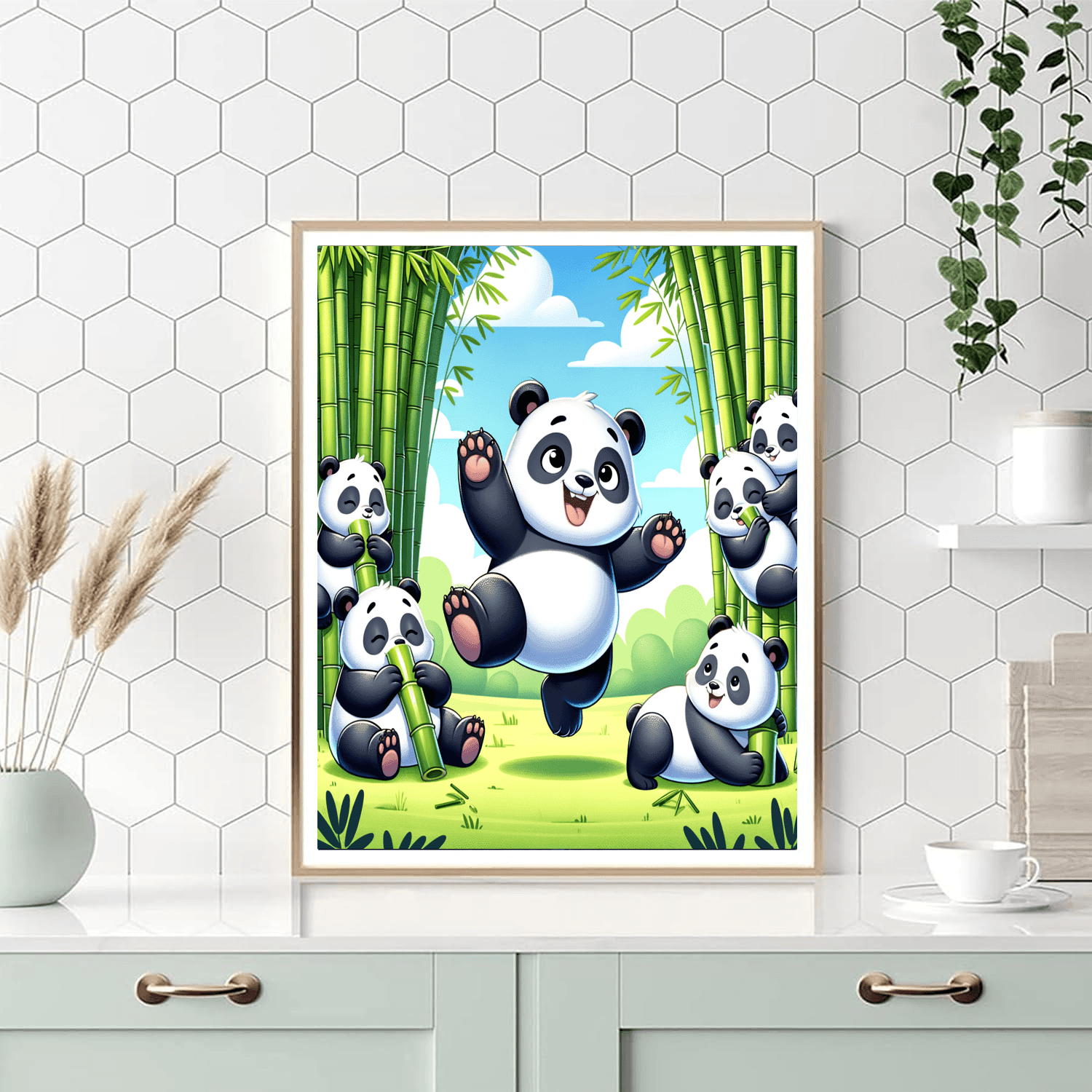 Panda Playground Paint By Color