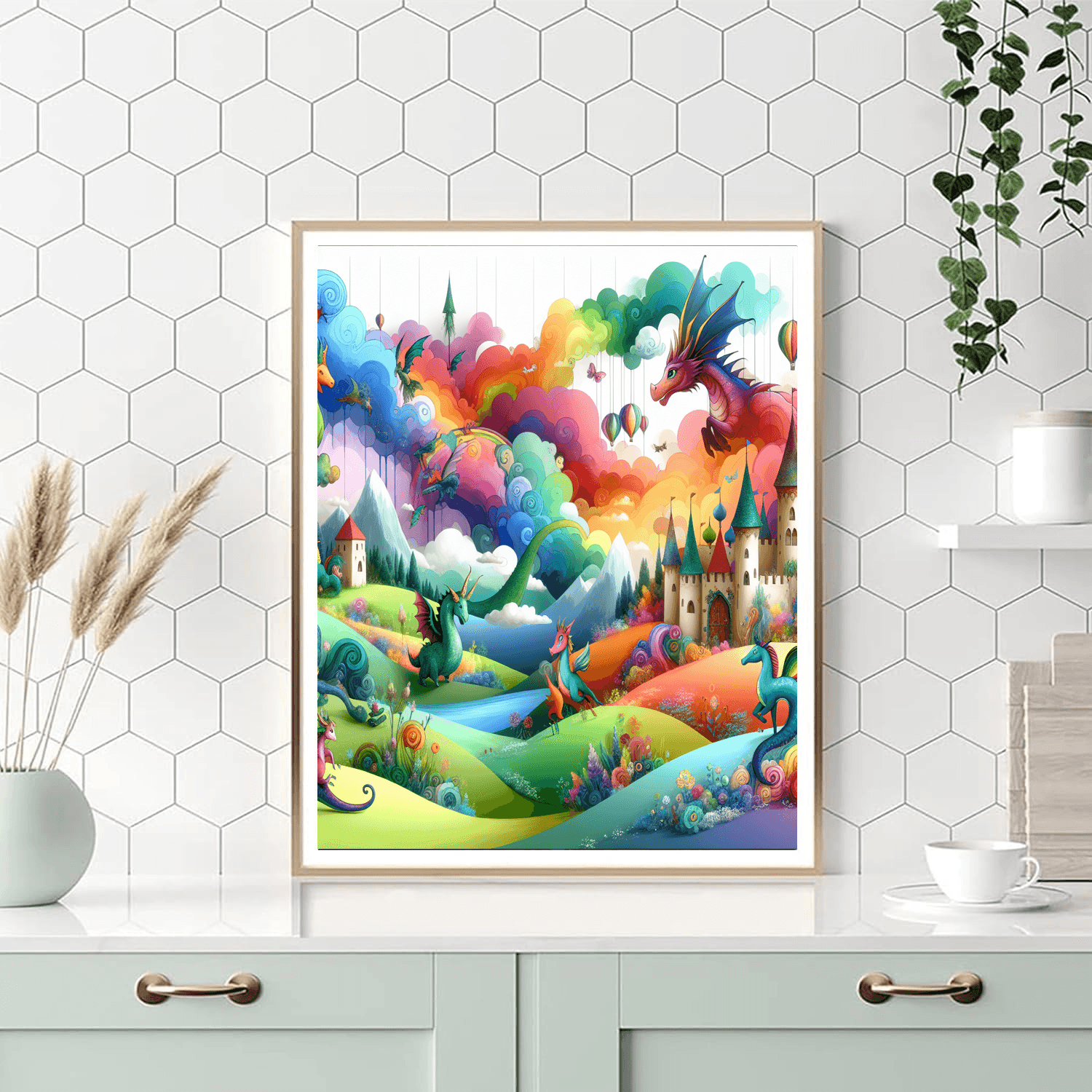 Fantasy Fairytale Land Painting By Numbers Kit