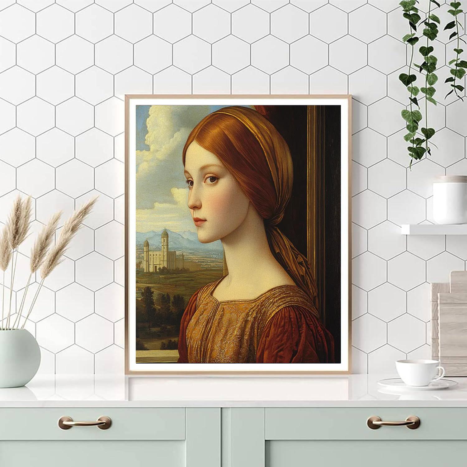 Raphael Inspired Regal Renaissance Portraits  Paint By Numbers