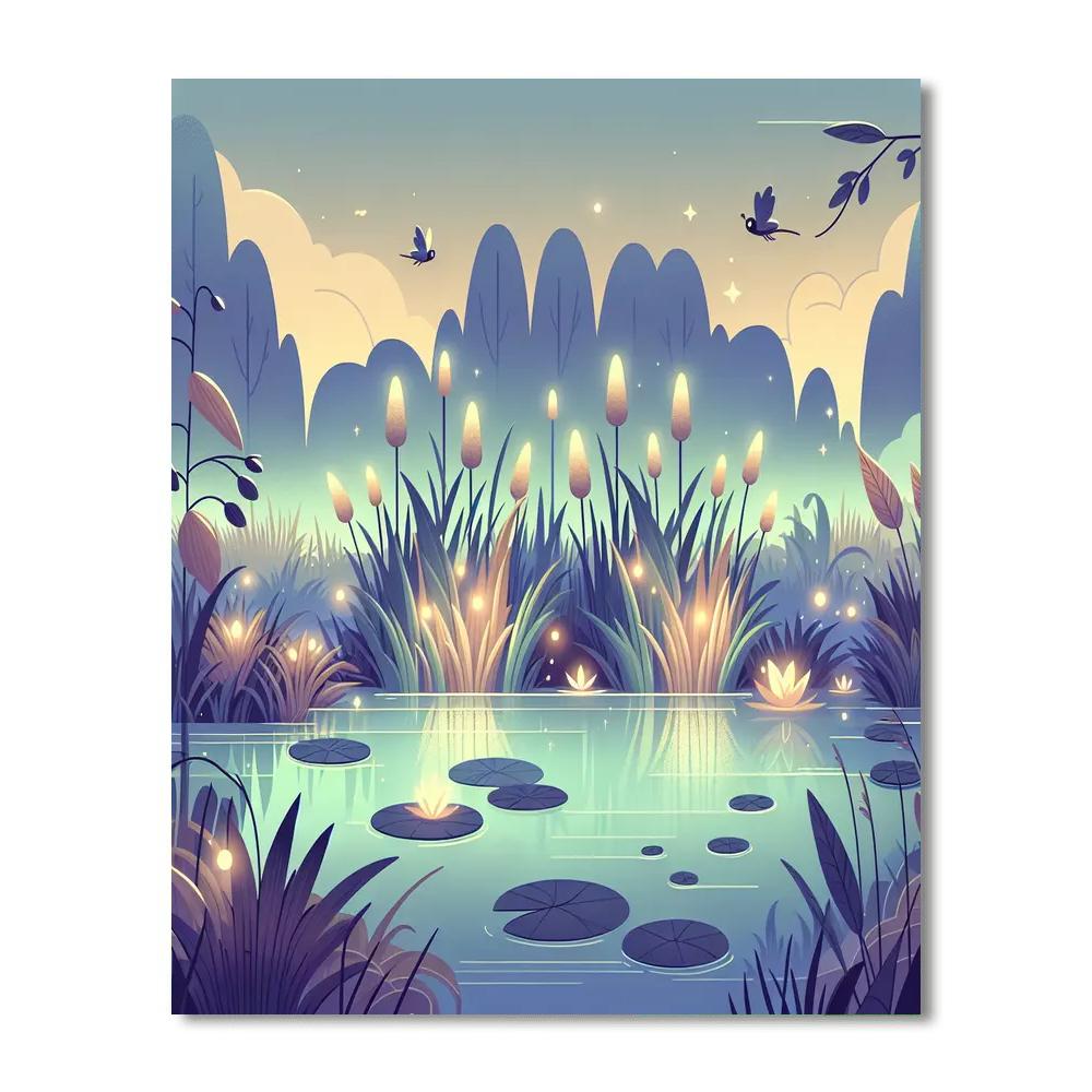 Enchanted Marshlands Paint By Number