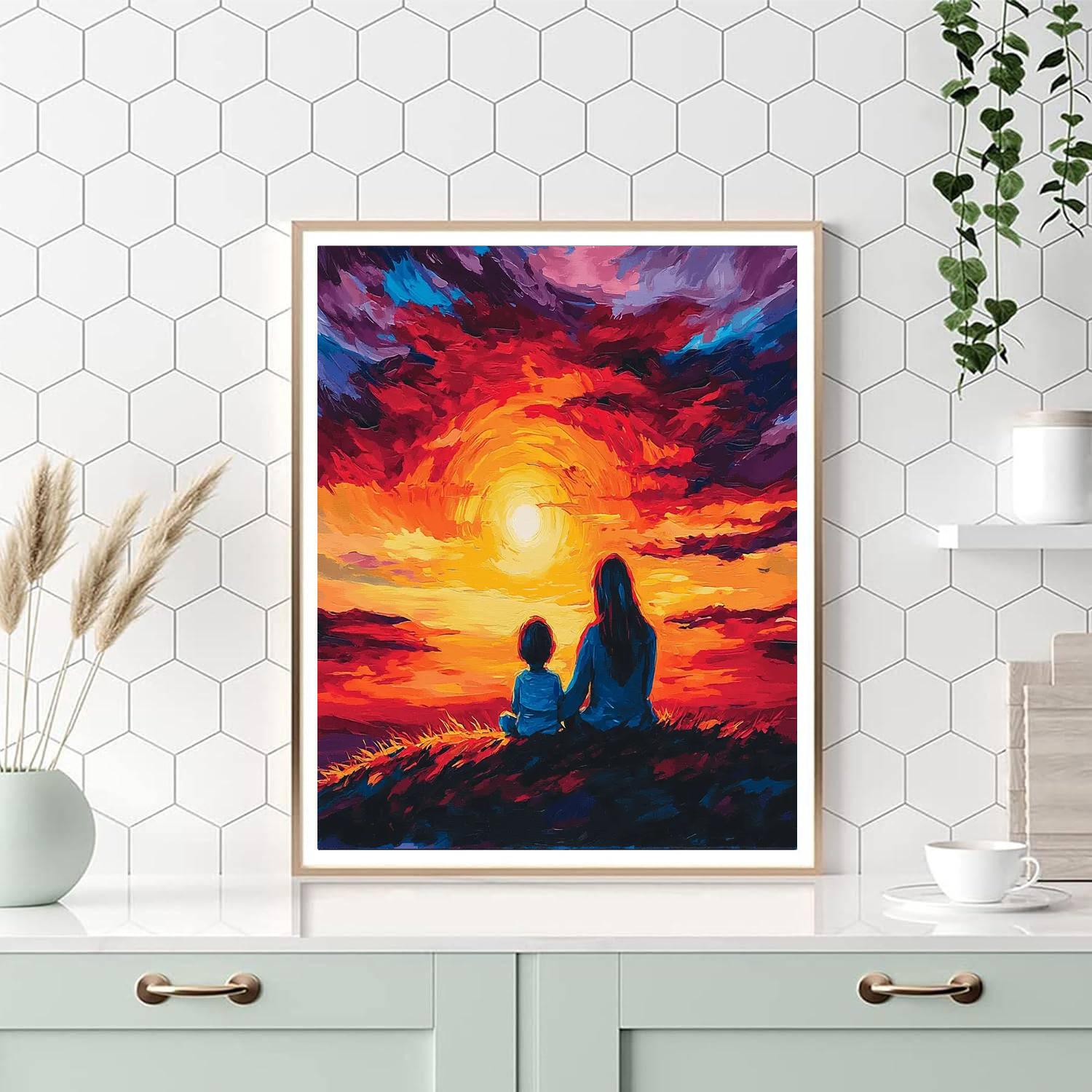 Sunset Promises Painting Number Kit