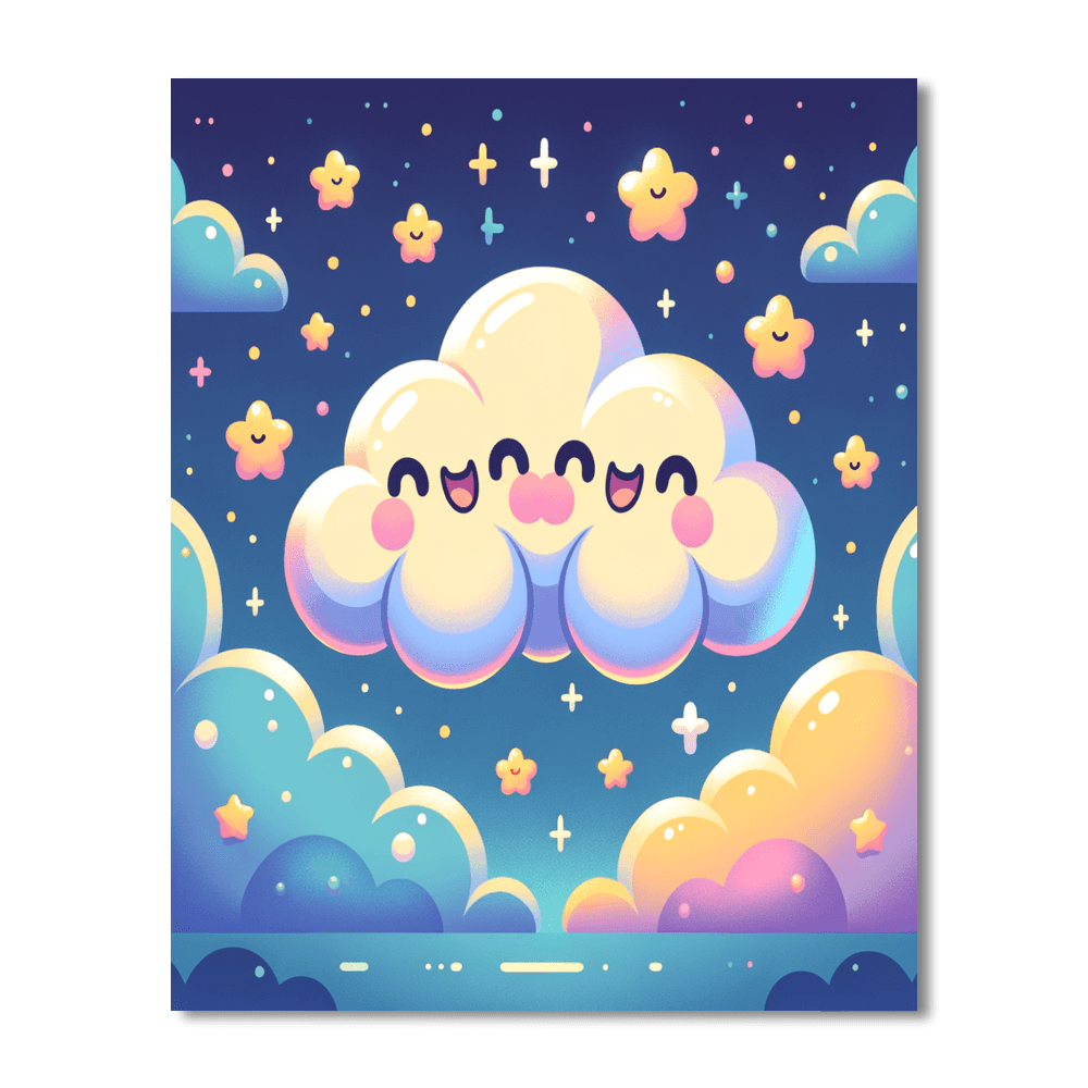 Sweet Dream Cloud Paint By Number