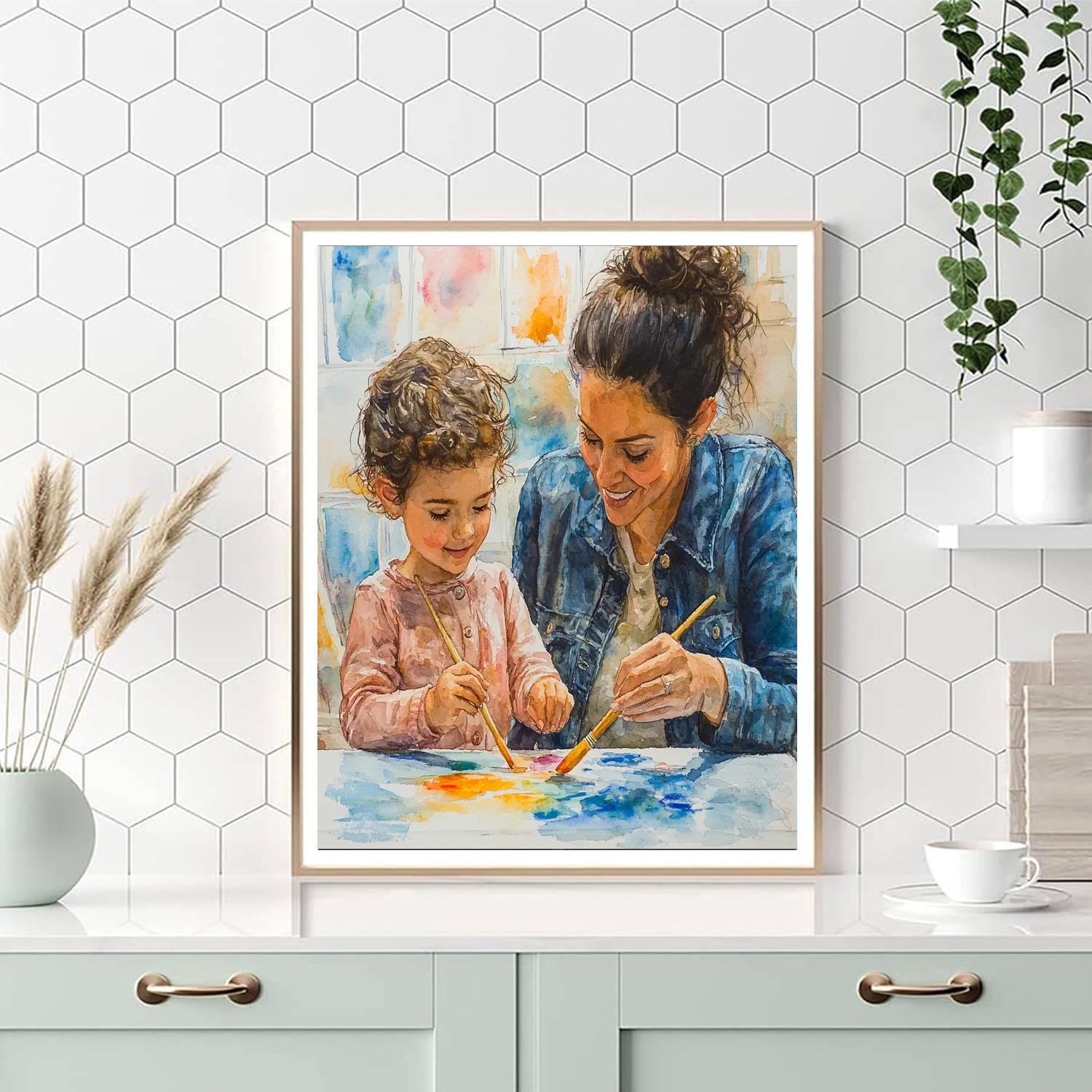 Watercolor Whispers DIY Paint By Numbers