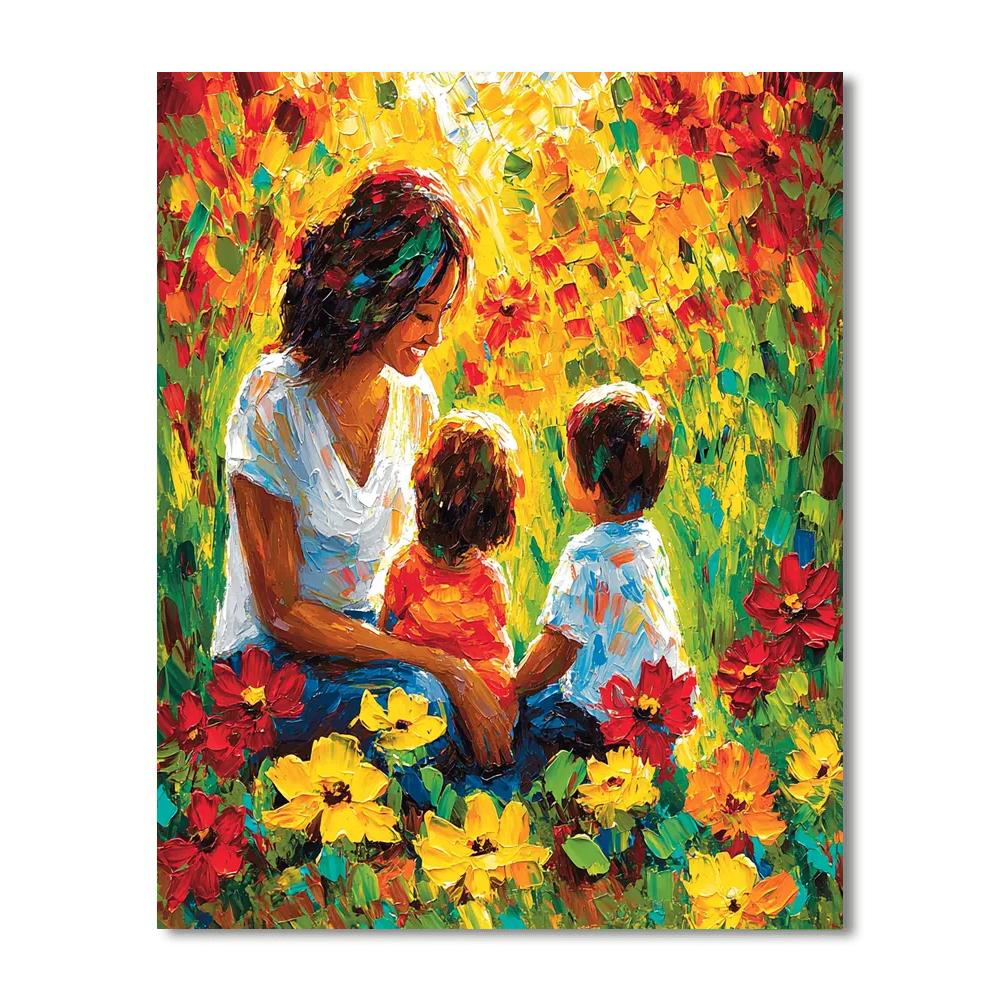 Mom’s Heart Garden Painting Number Kit