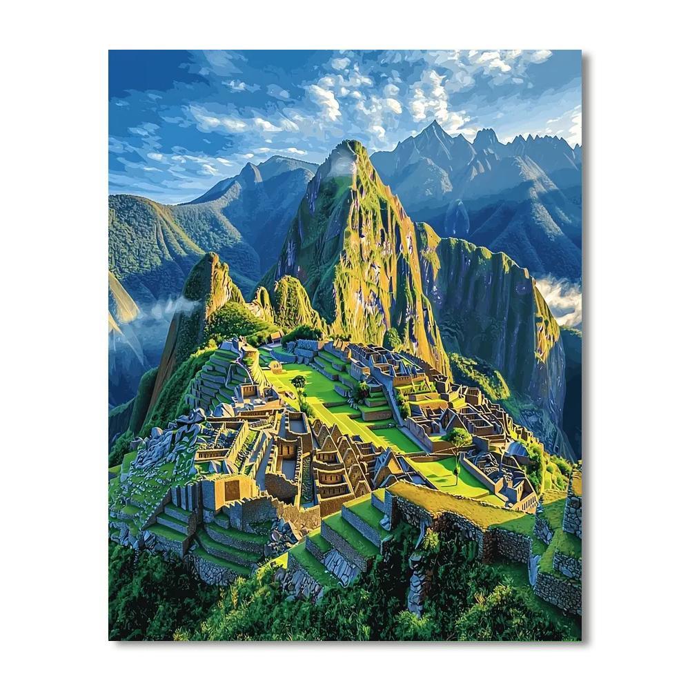 Machu Picchu - Cusco Painting Number Kit