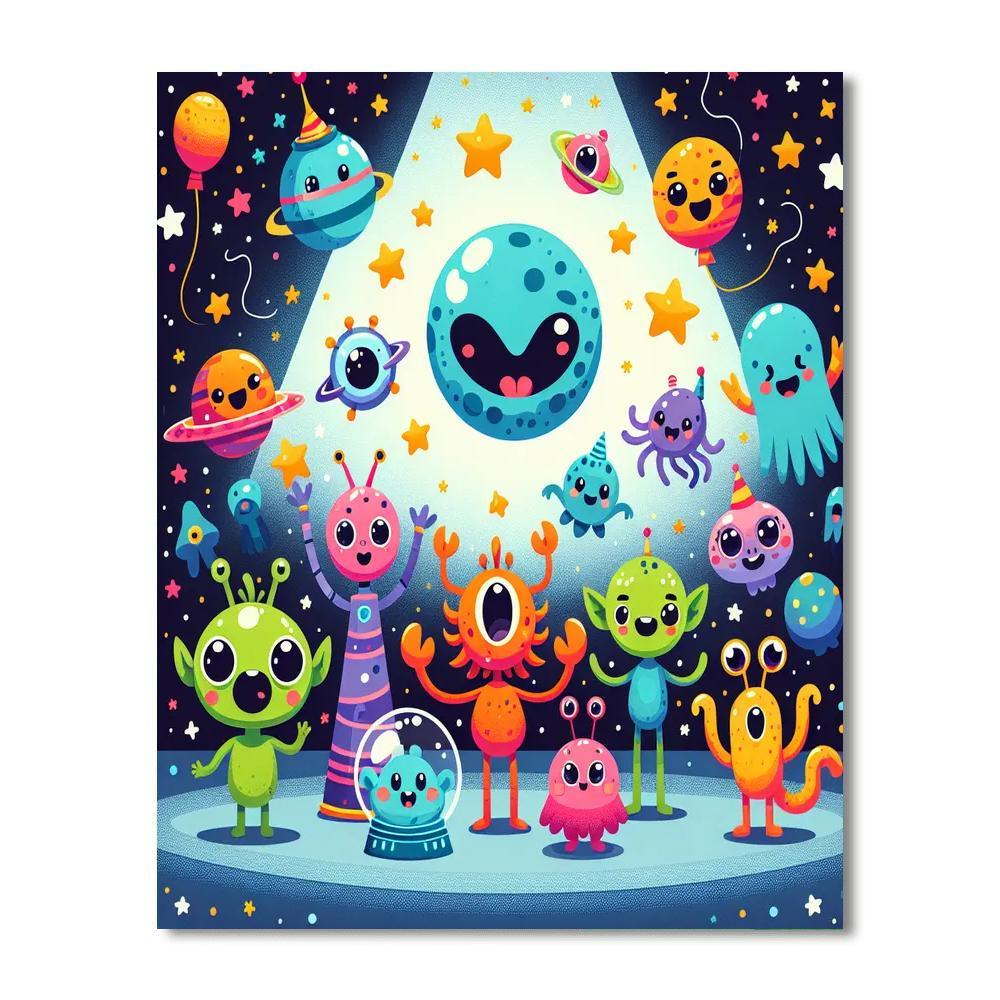 Galactic Gathering Paint By Color