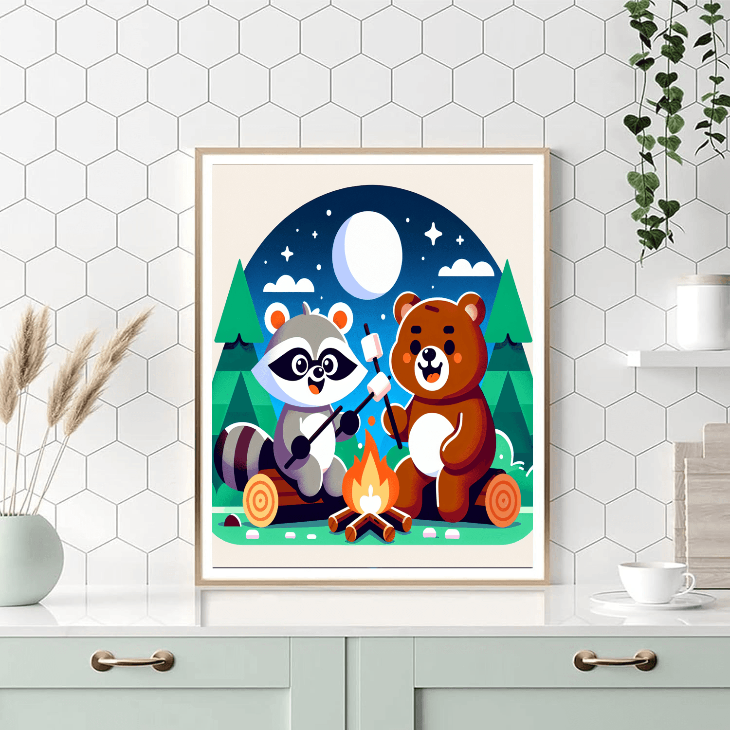 Charming Camping Trip Paint By Number