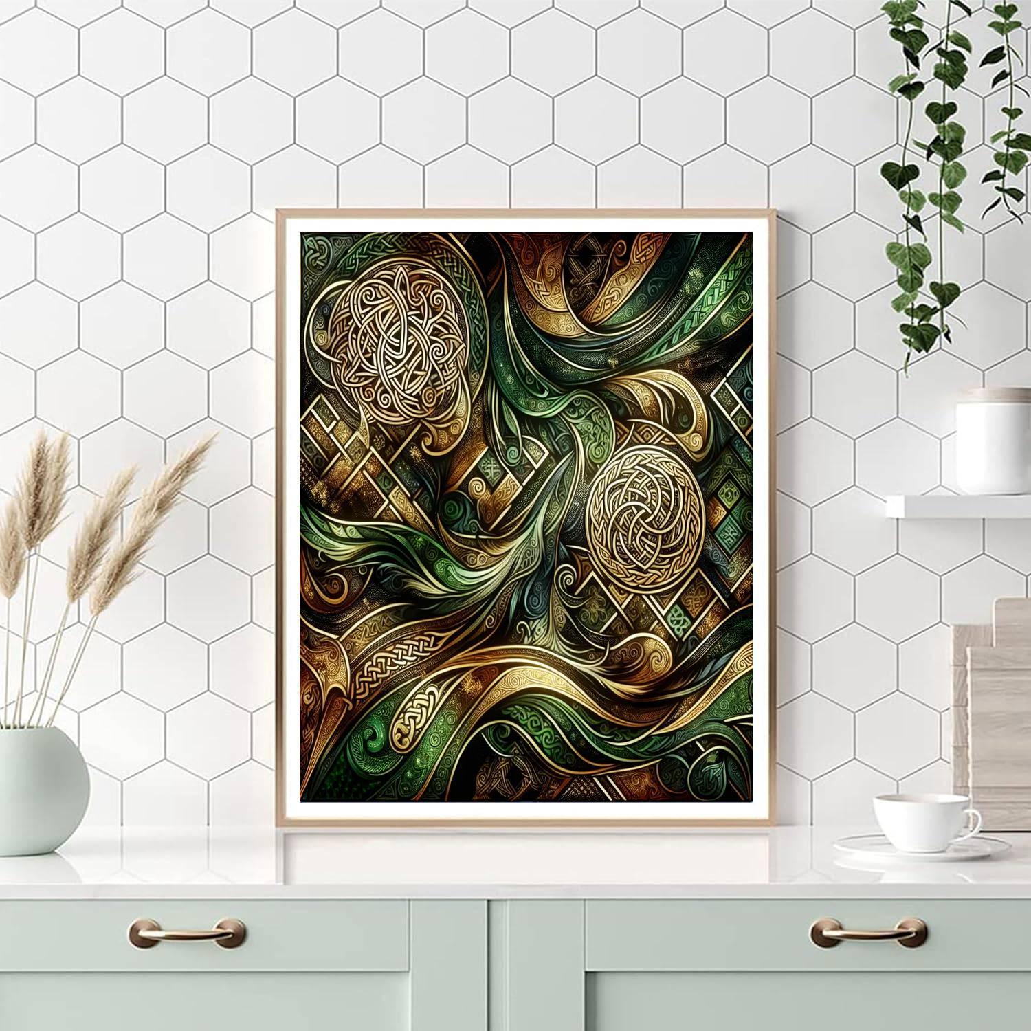 Celtic Knot Harmony Number Painting