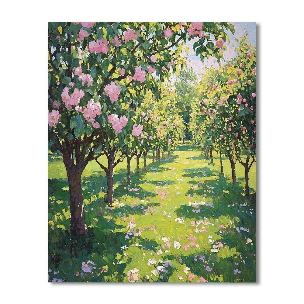 Paul Cézanne Inspired Timeless Orchard  DIY Paint By Numbers