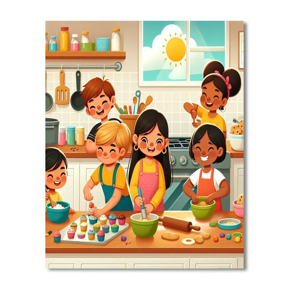 Creative Cooking Class Paint By Numbers