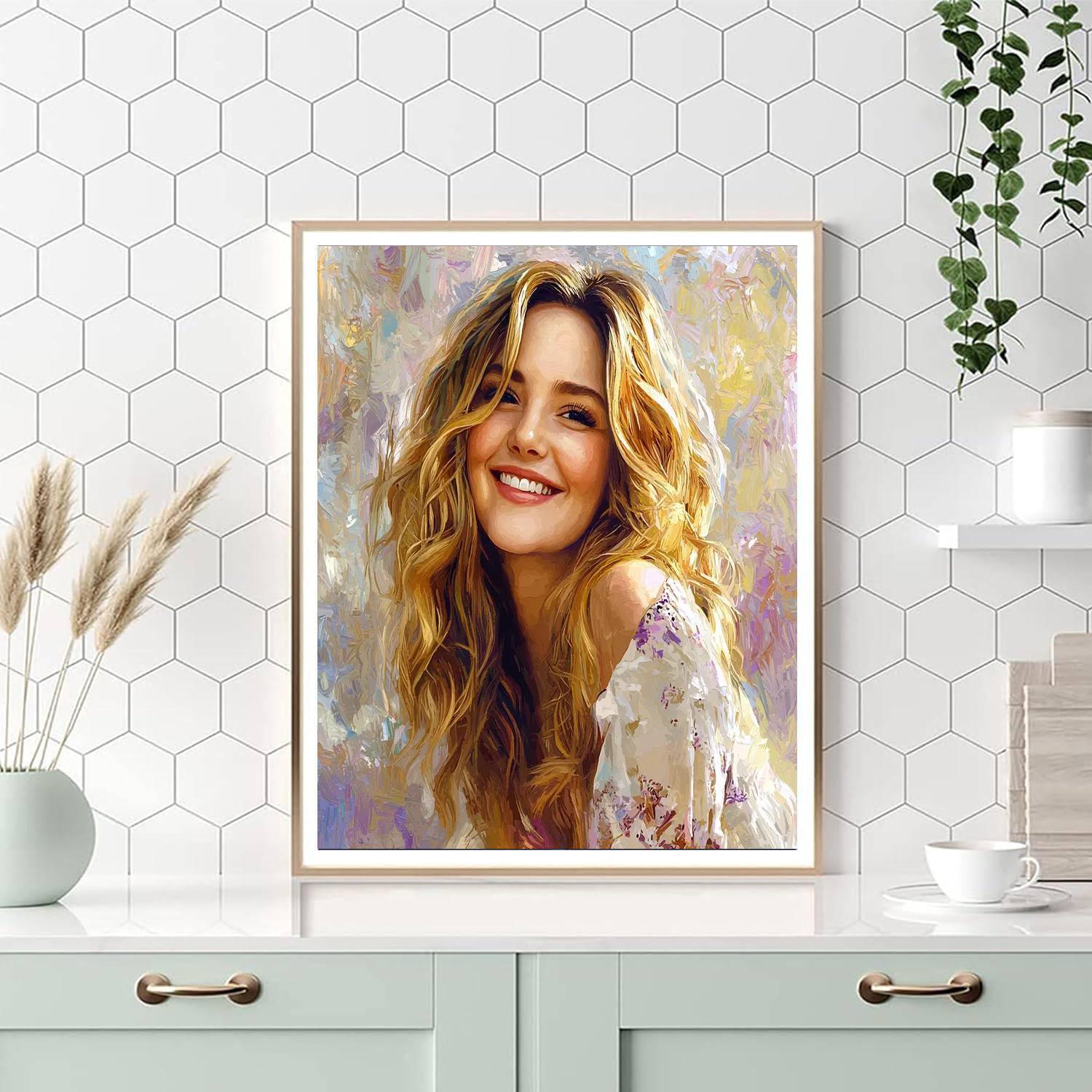 Drew Barrymore: The Heart Of Romantic Comedies Paint By Numbers Kits
