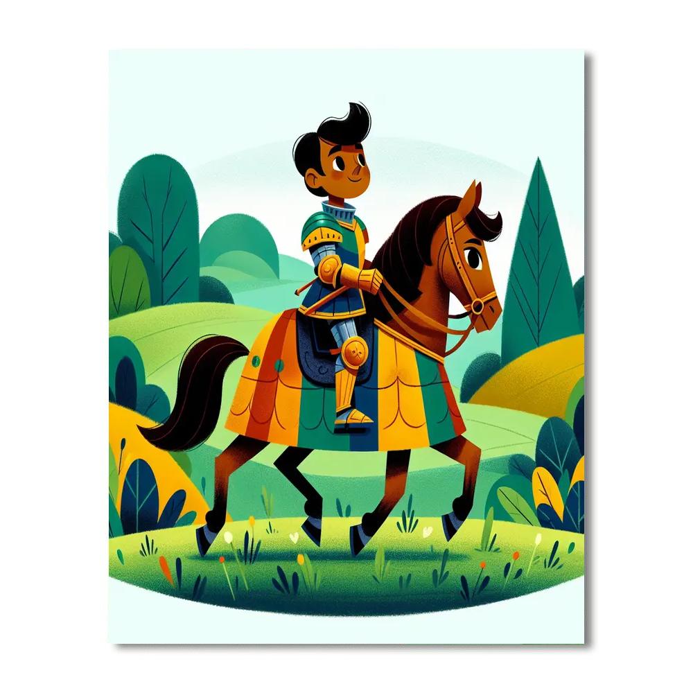 Royal Knight's Challenge Numbered Painting Kits