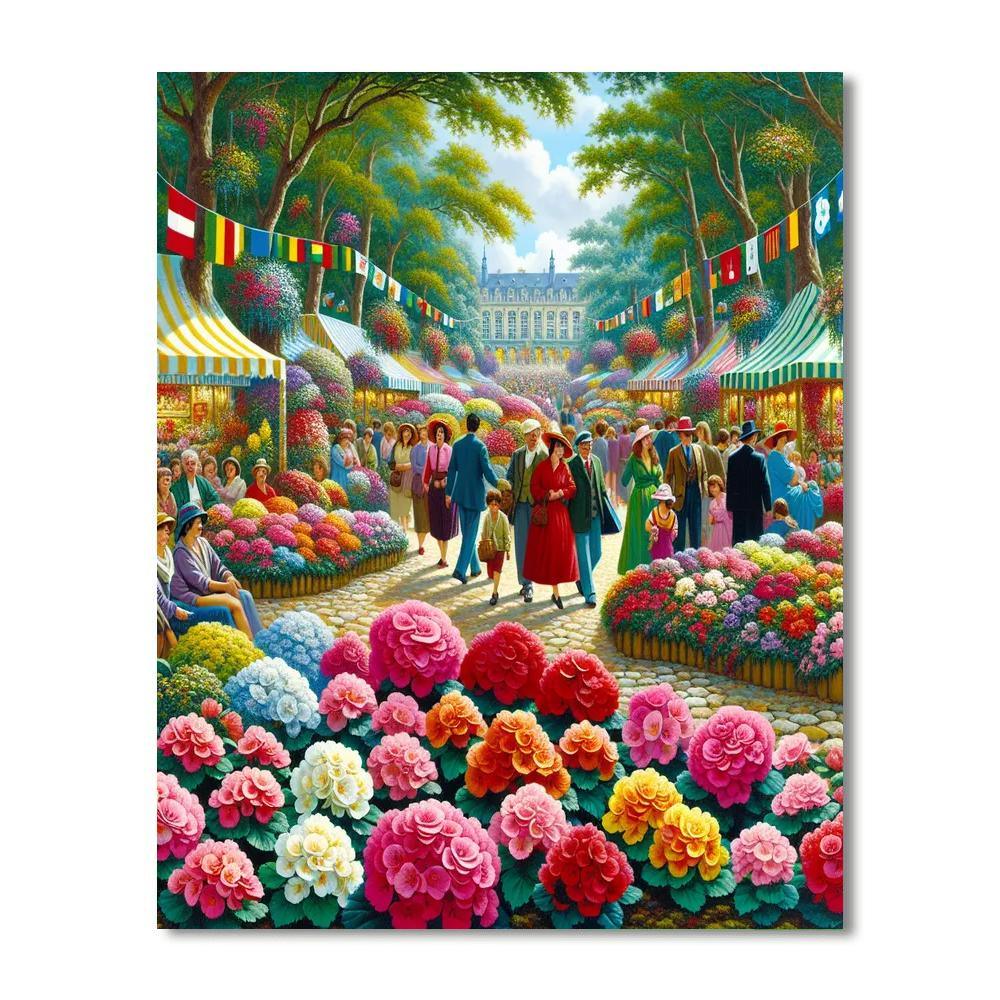 Ballarat Begonia Festival - Australia DIY Paint By Numbers
