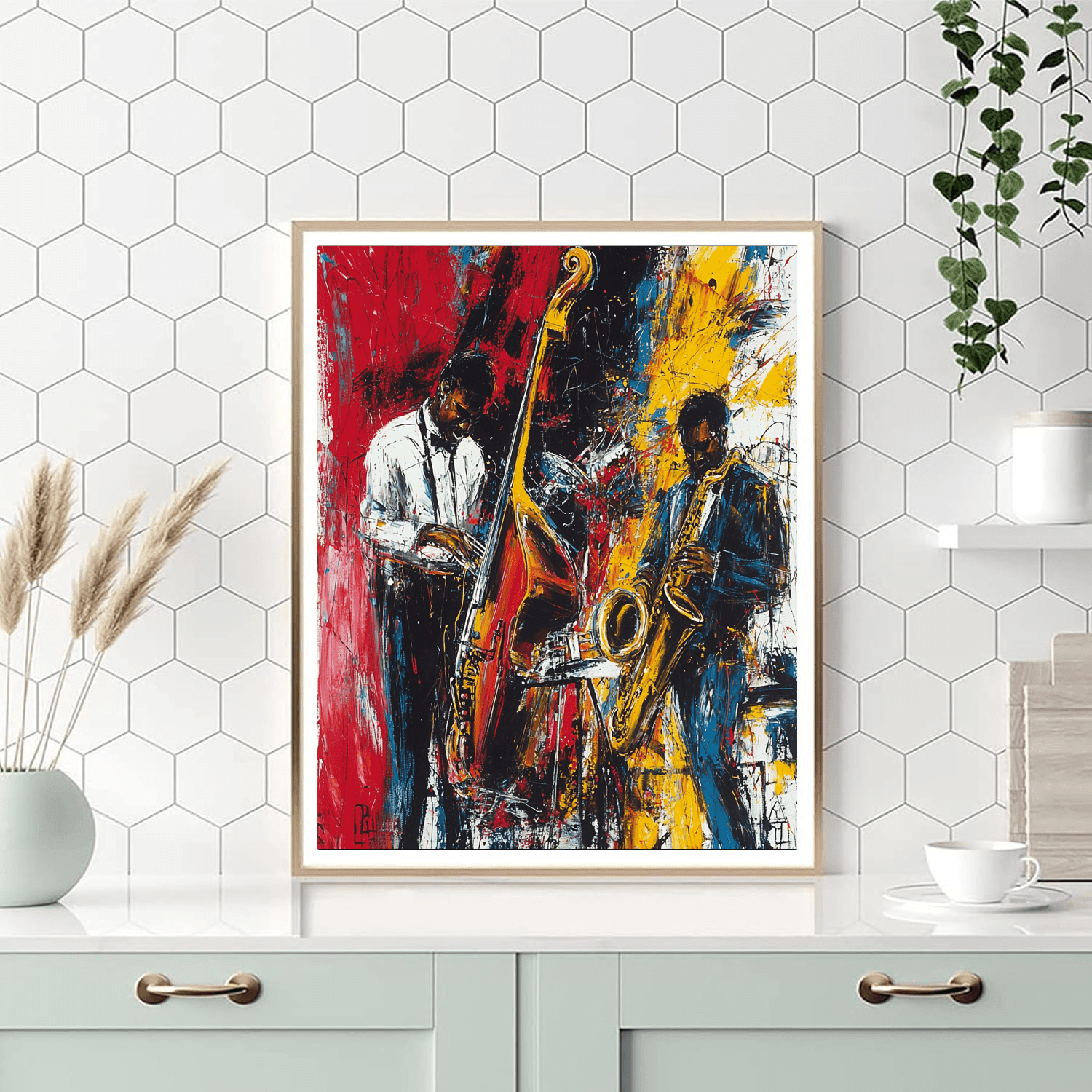 Jackson Pollock Inspired Rhythmic Jazz Night  Paint By Color