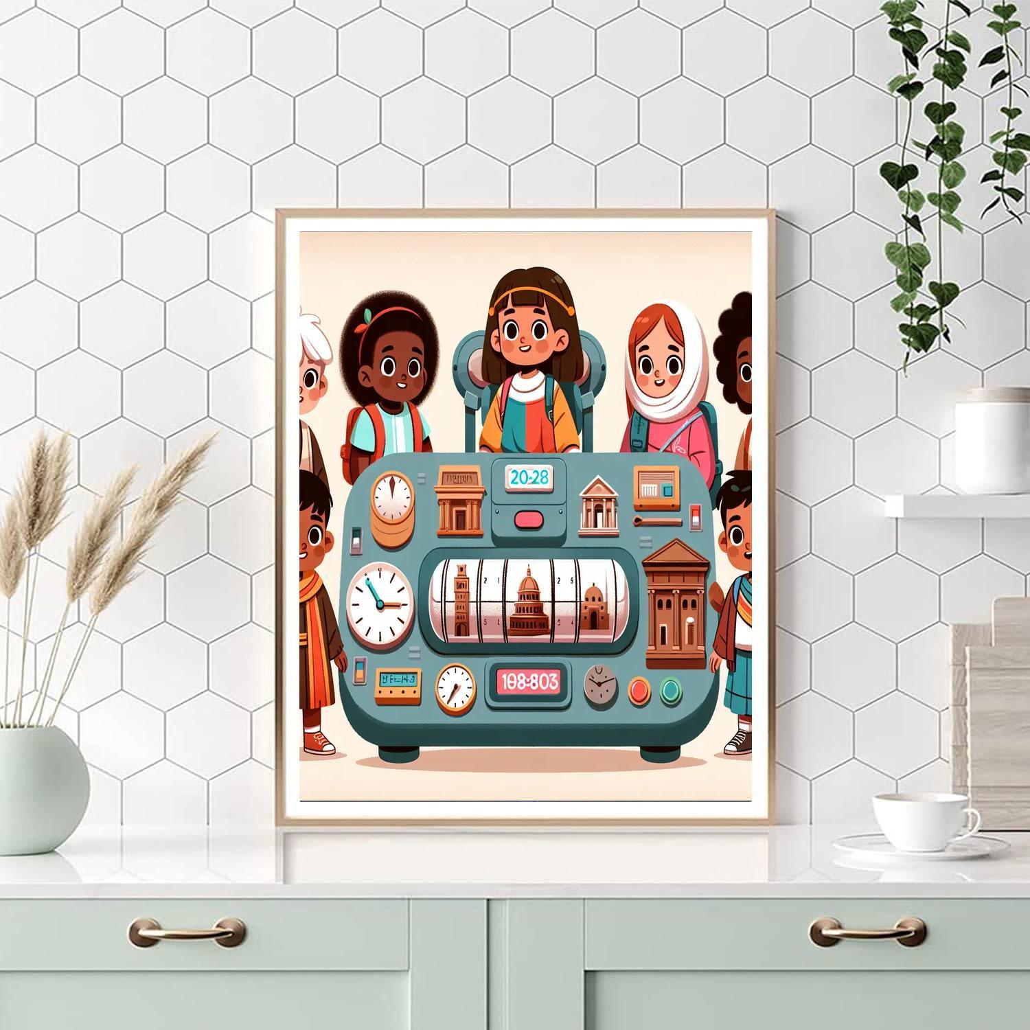 Time-travel Adventure Crew Painting By Numbers Kit