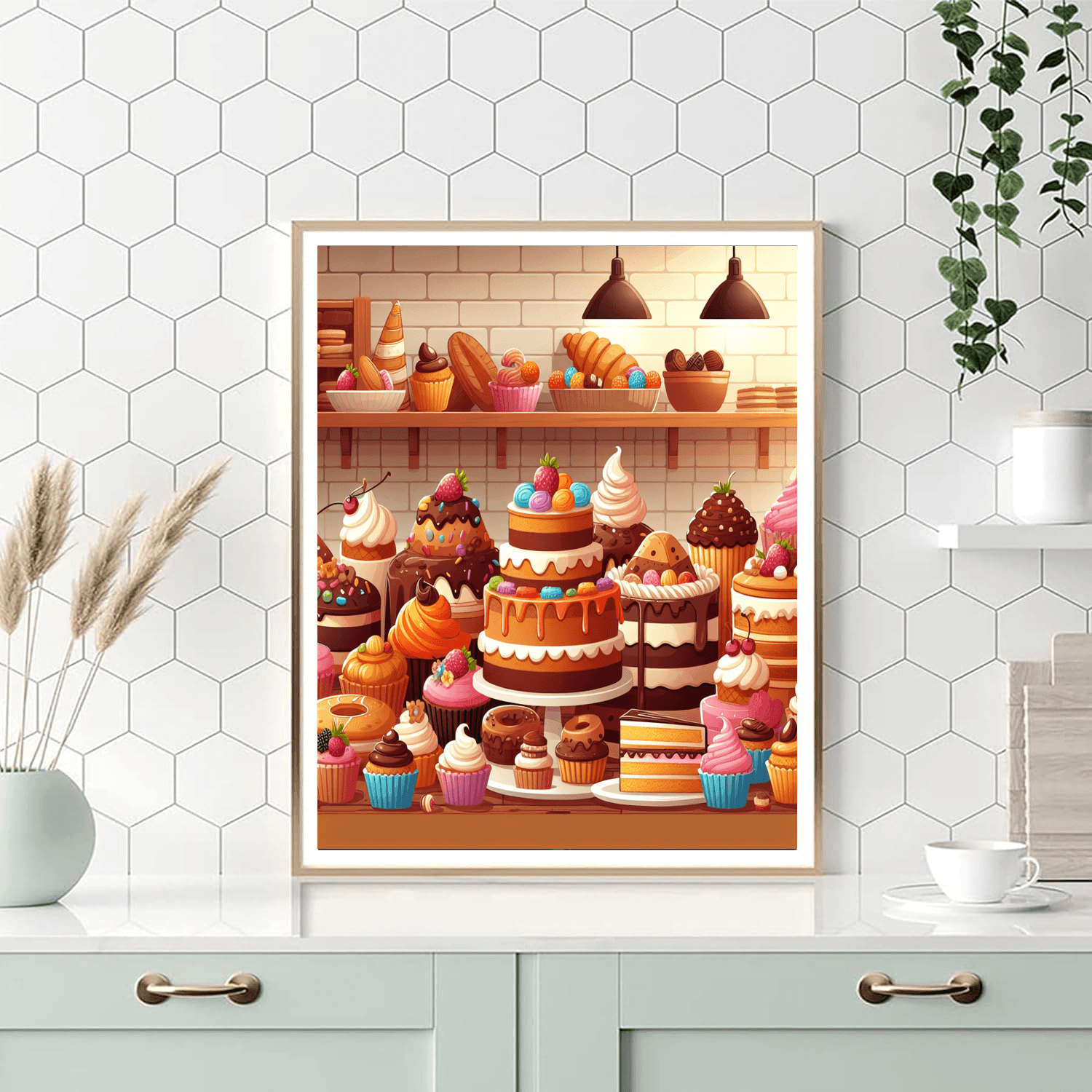 Busy Bakery Numbered Painting Kits