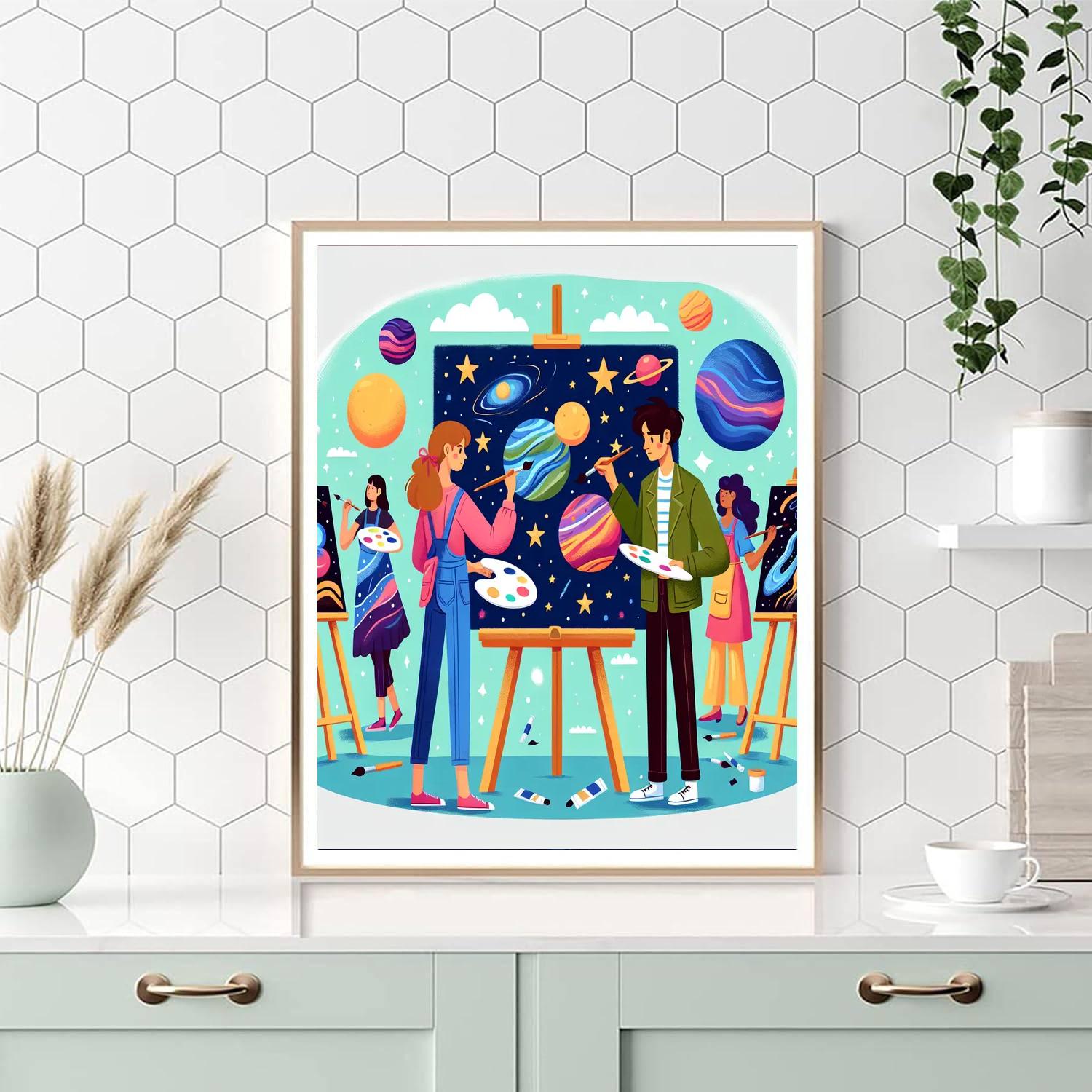 Astral Artistry Excursion Painting By Numbers Kit