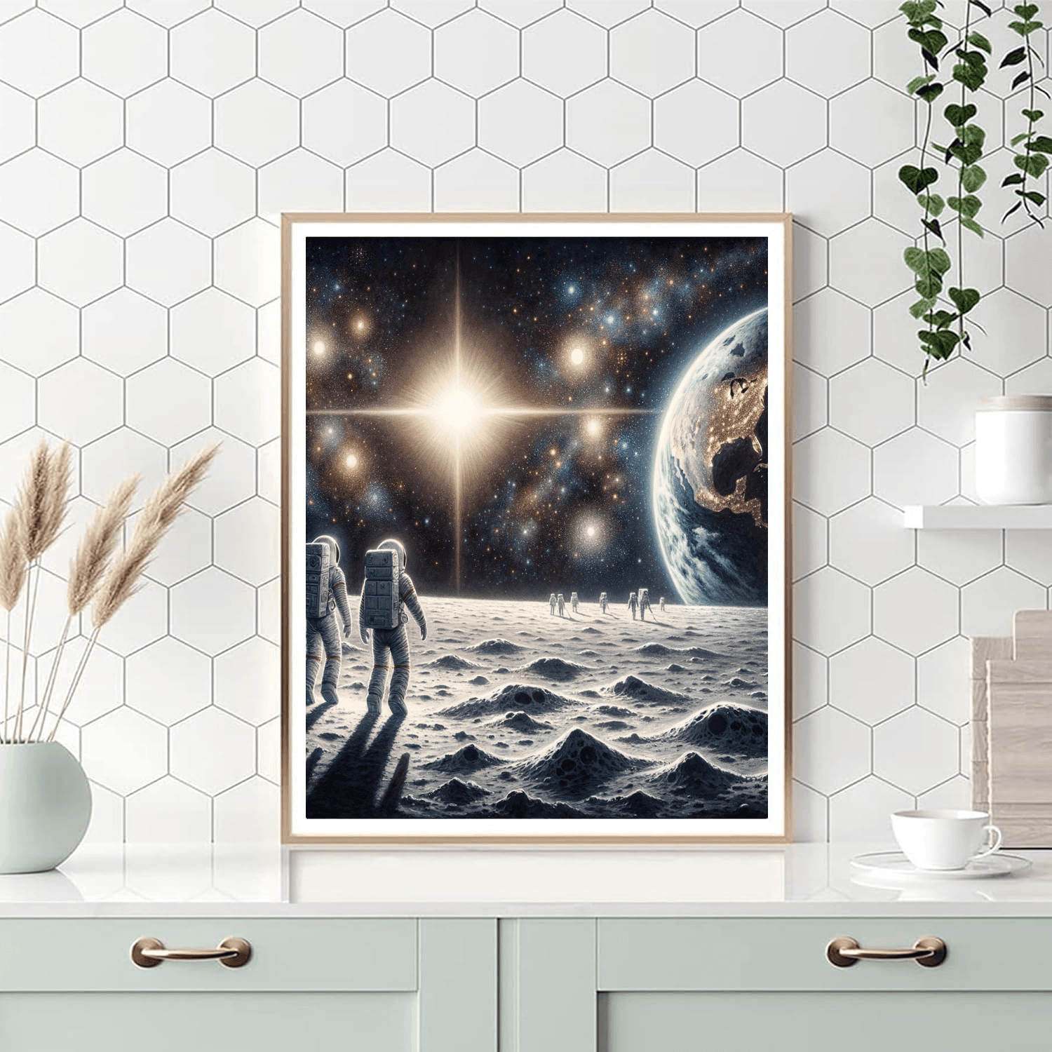 Lunar Explorers Paint By Numbers