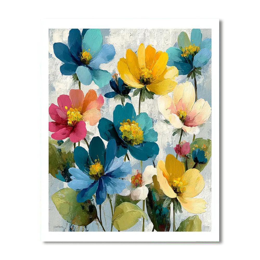 First Steps In The Garden Number Painting