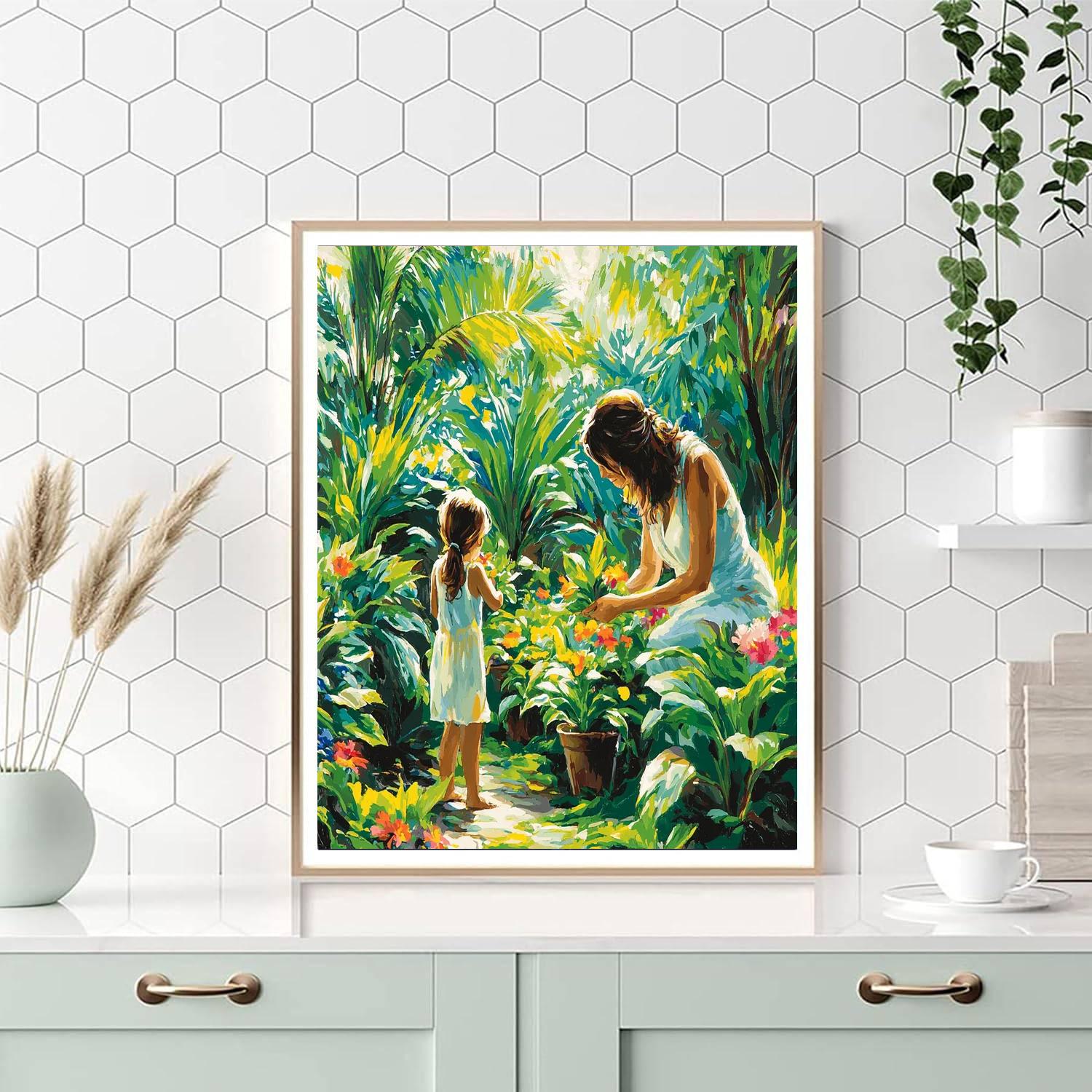 Gardens Of The Heart Paint By Numbers
