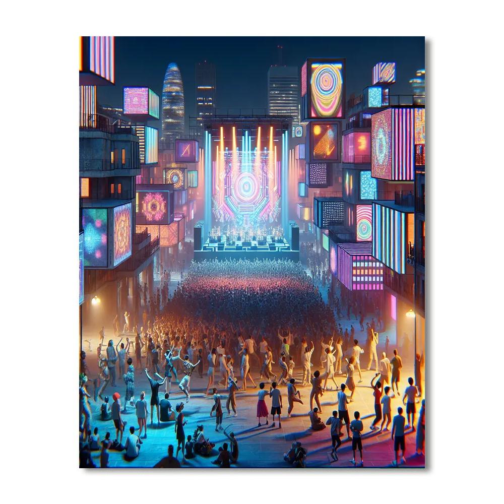 Sonar Festival - Barcelona Painting Number Kit