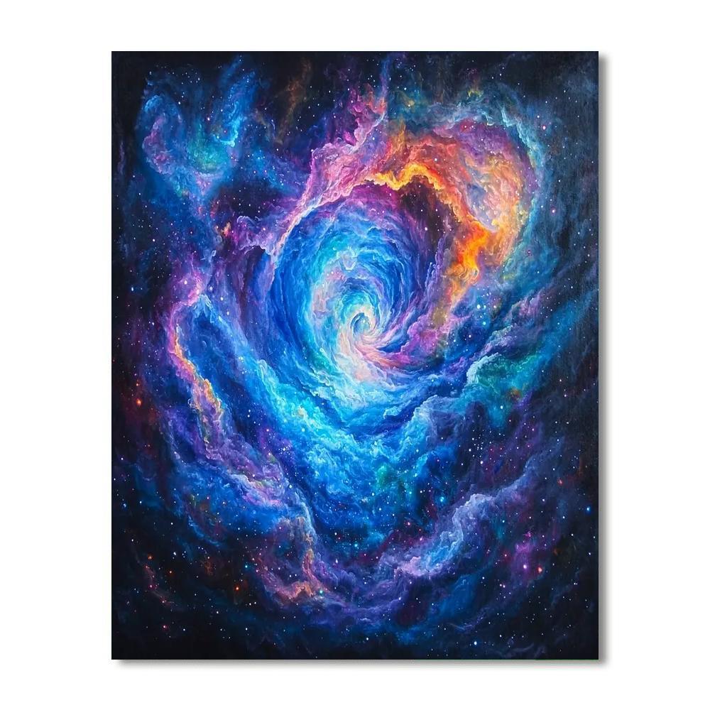 Michelangelo Inspired Celestial Enigma  Painting Number Kit