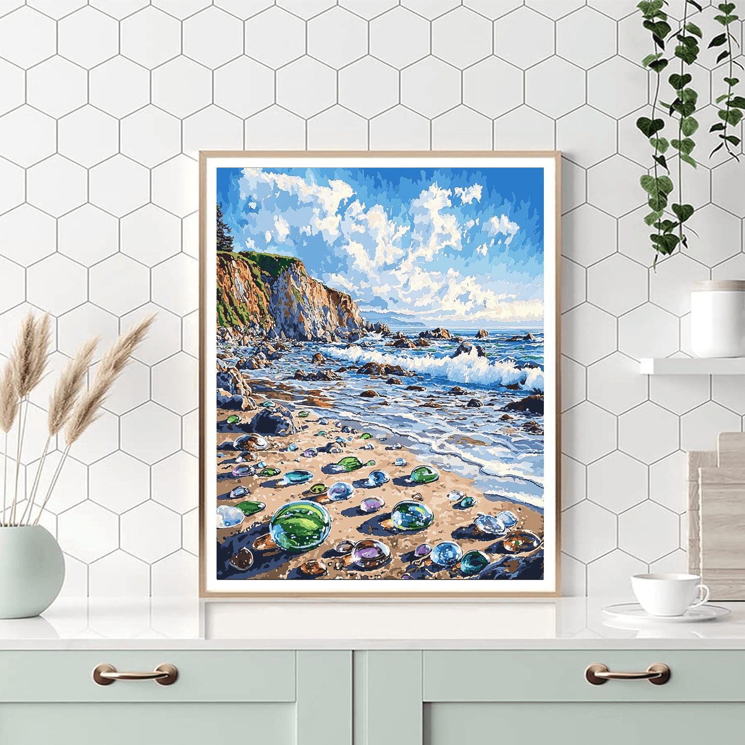 The Glass Beach Numbered Painting Kits