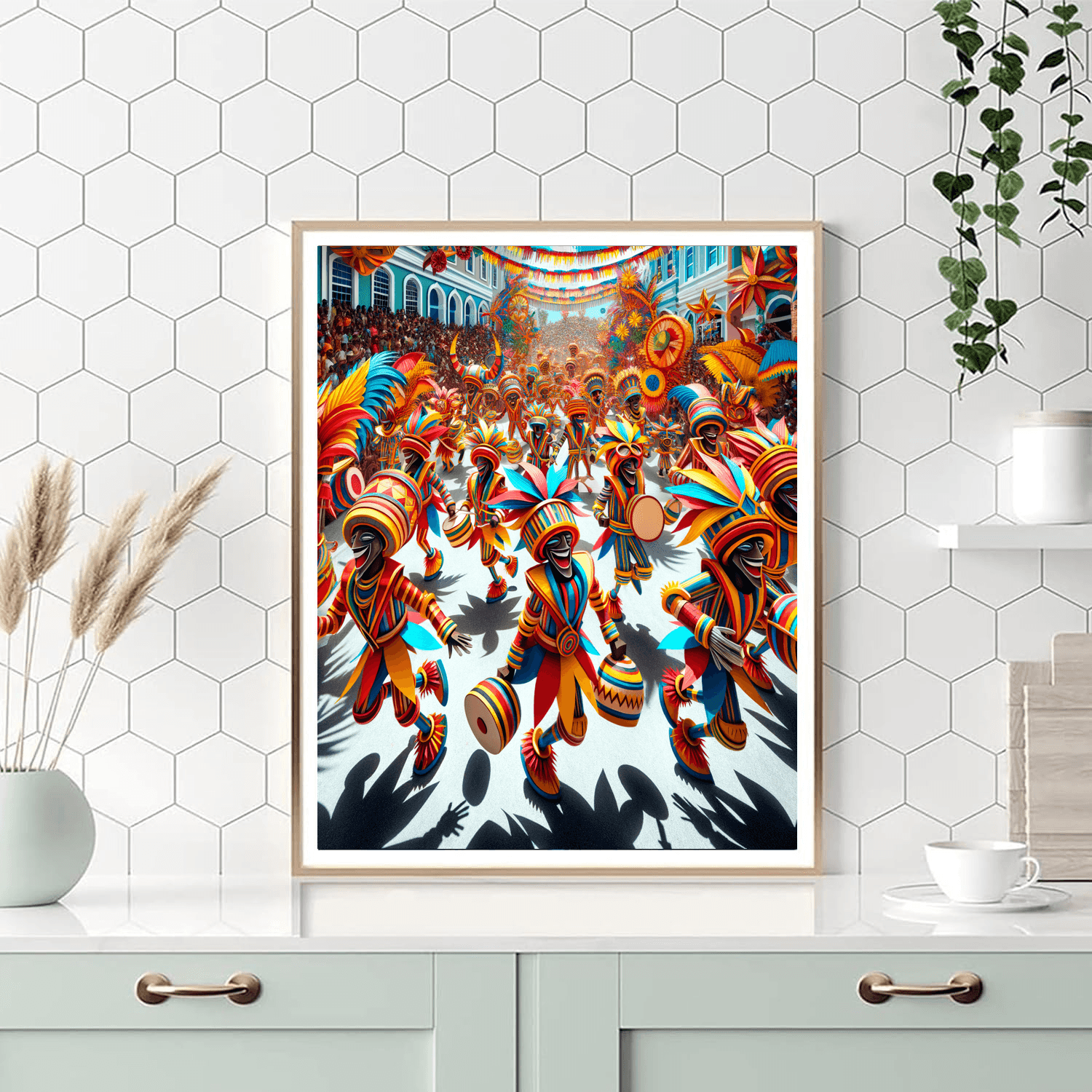 Junkanoo - The Bahamas Numbered Painting Kits