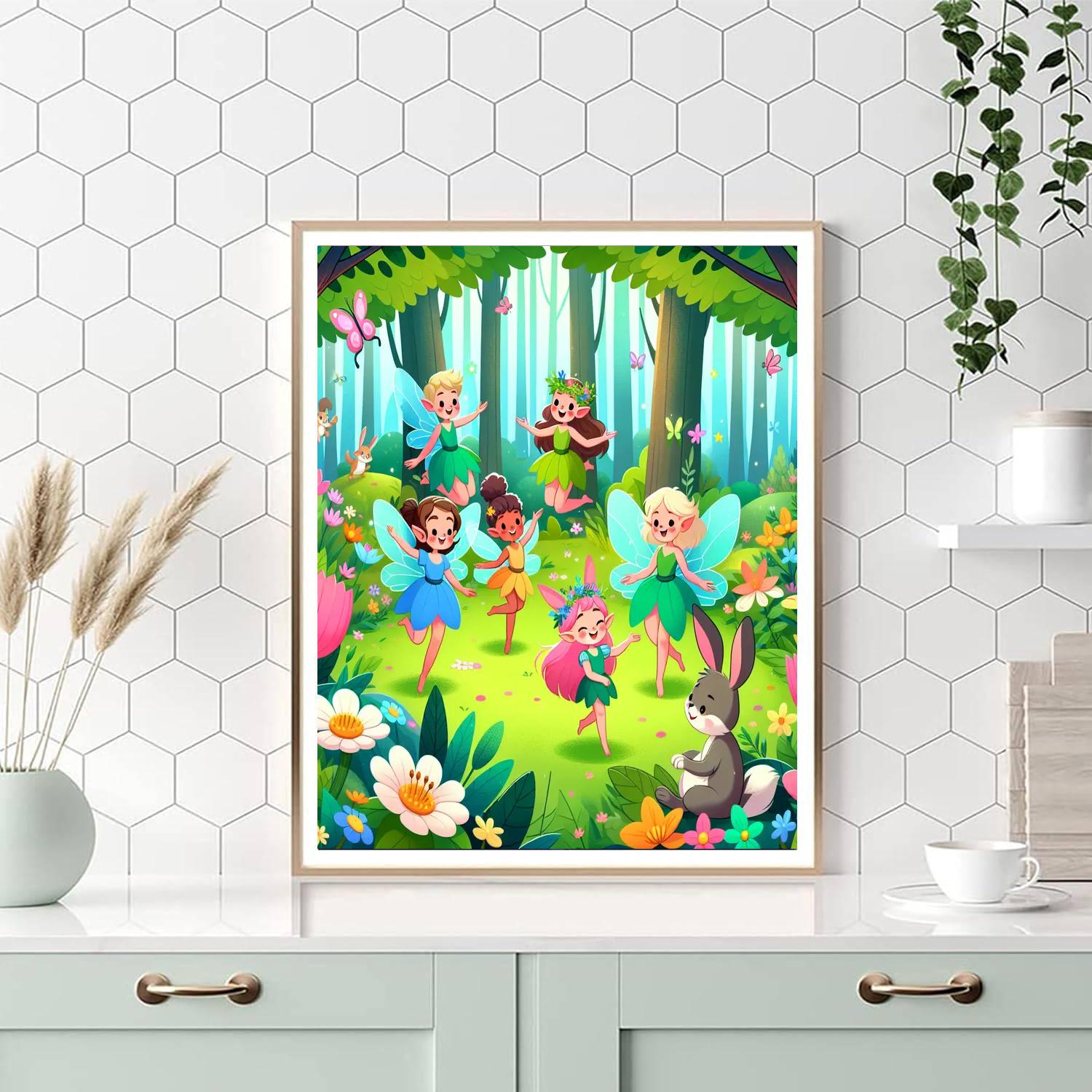 Adventure In Magical Forest Numbered Painting Kits