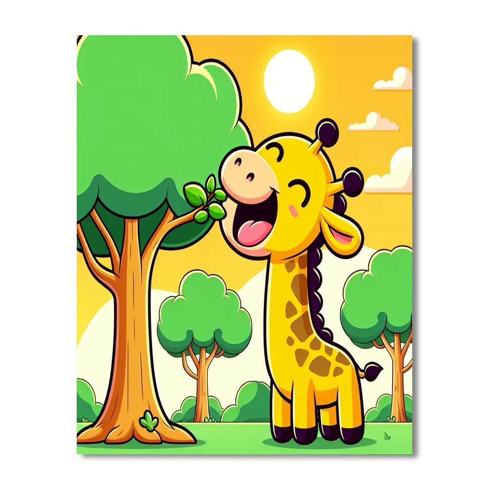 Giggle Giraffe Paint By Numbers Kits