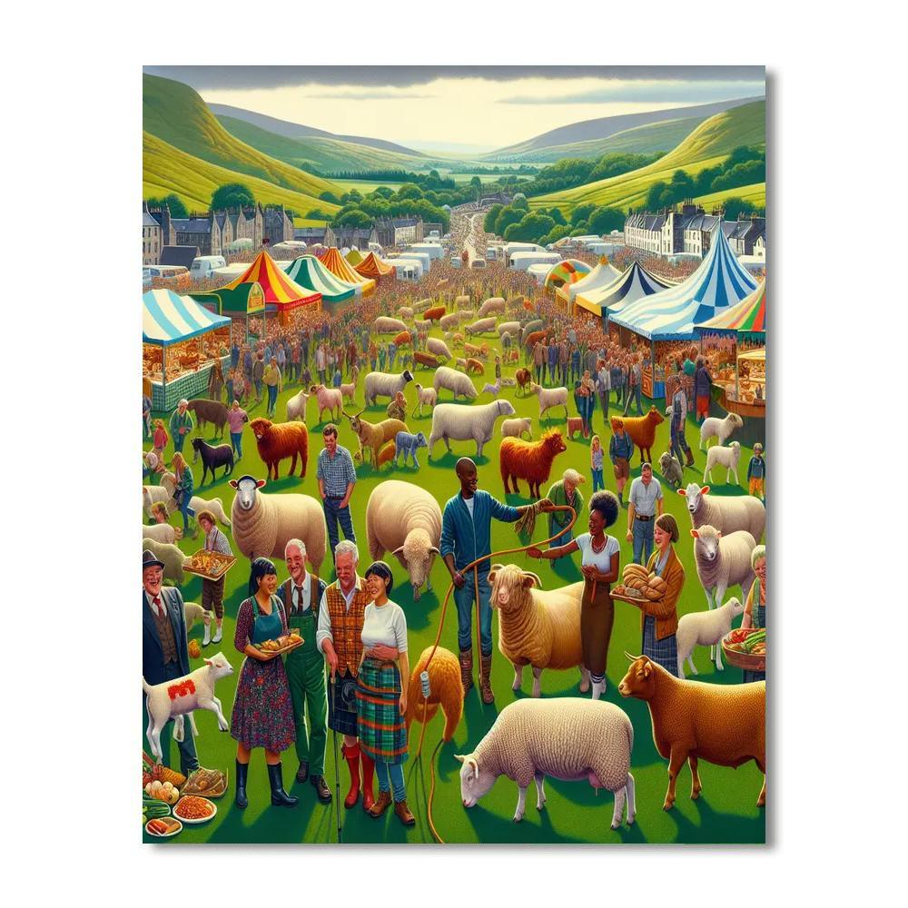 The Royal Highland Show Paint By Color