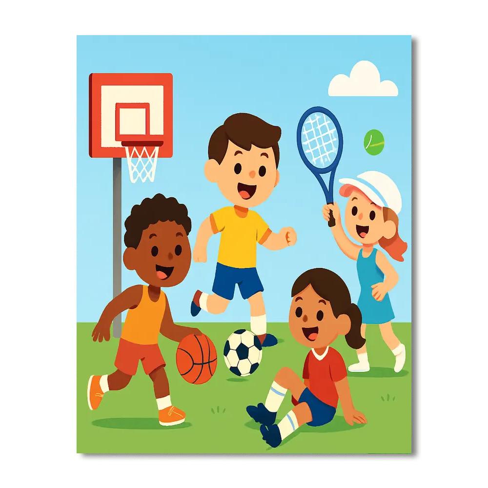 Sporty Adventure Paint By Numbers Kits