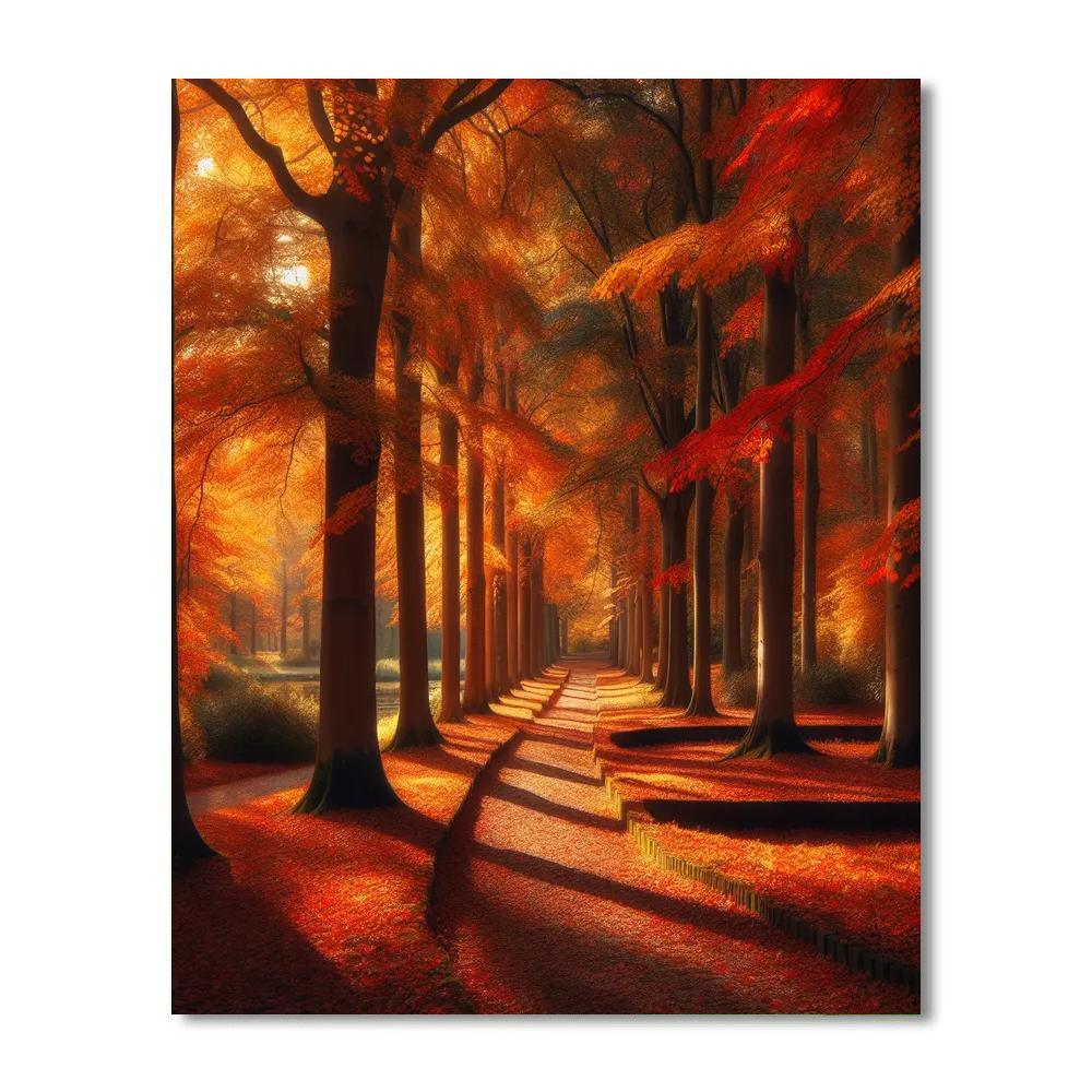 Gentle Autumn Glow Paint By Number