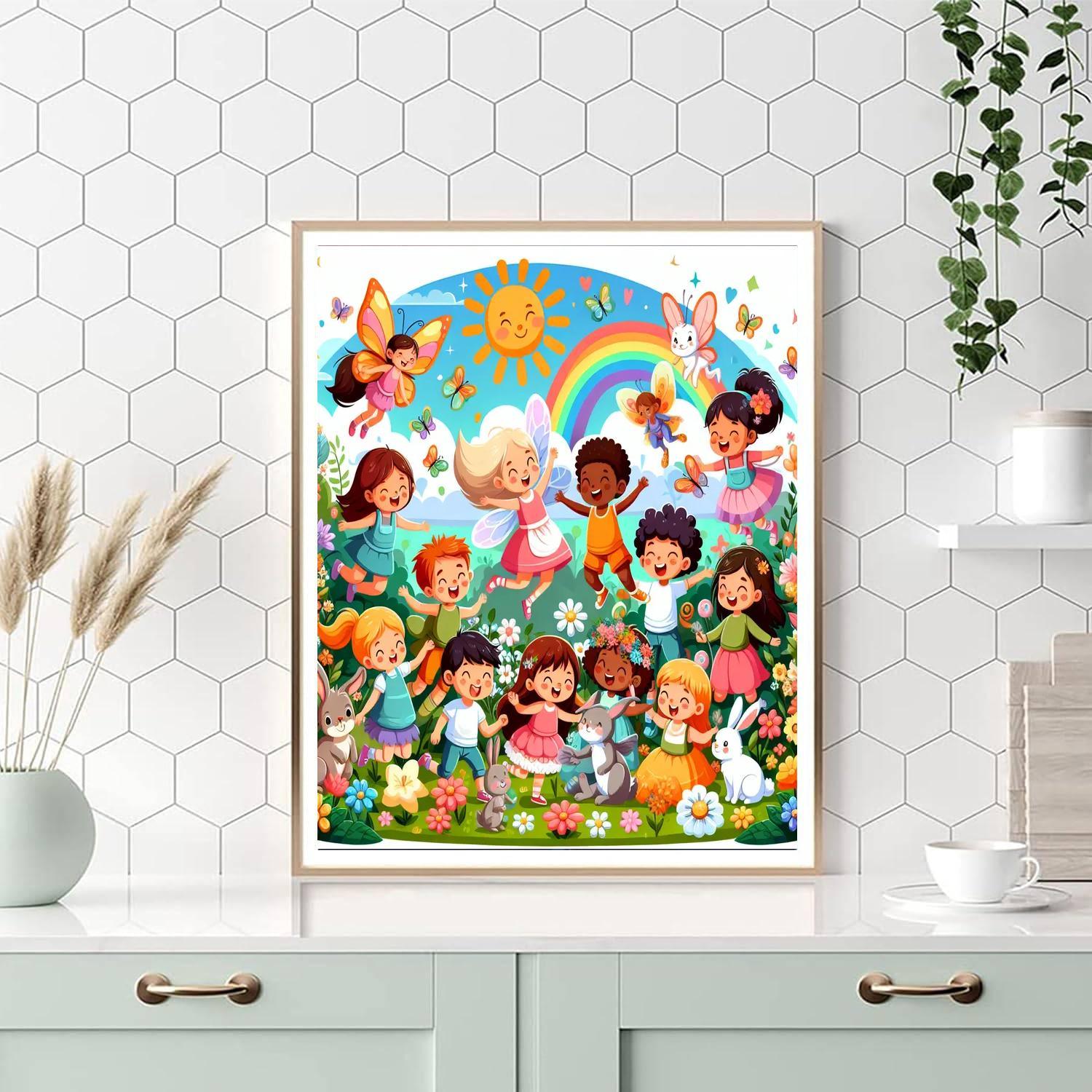 Enchanted Garden Of Friendship Paint By Color