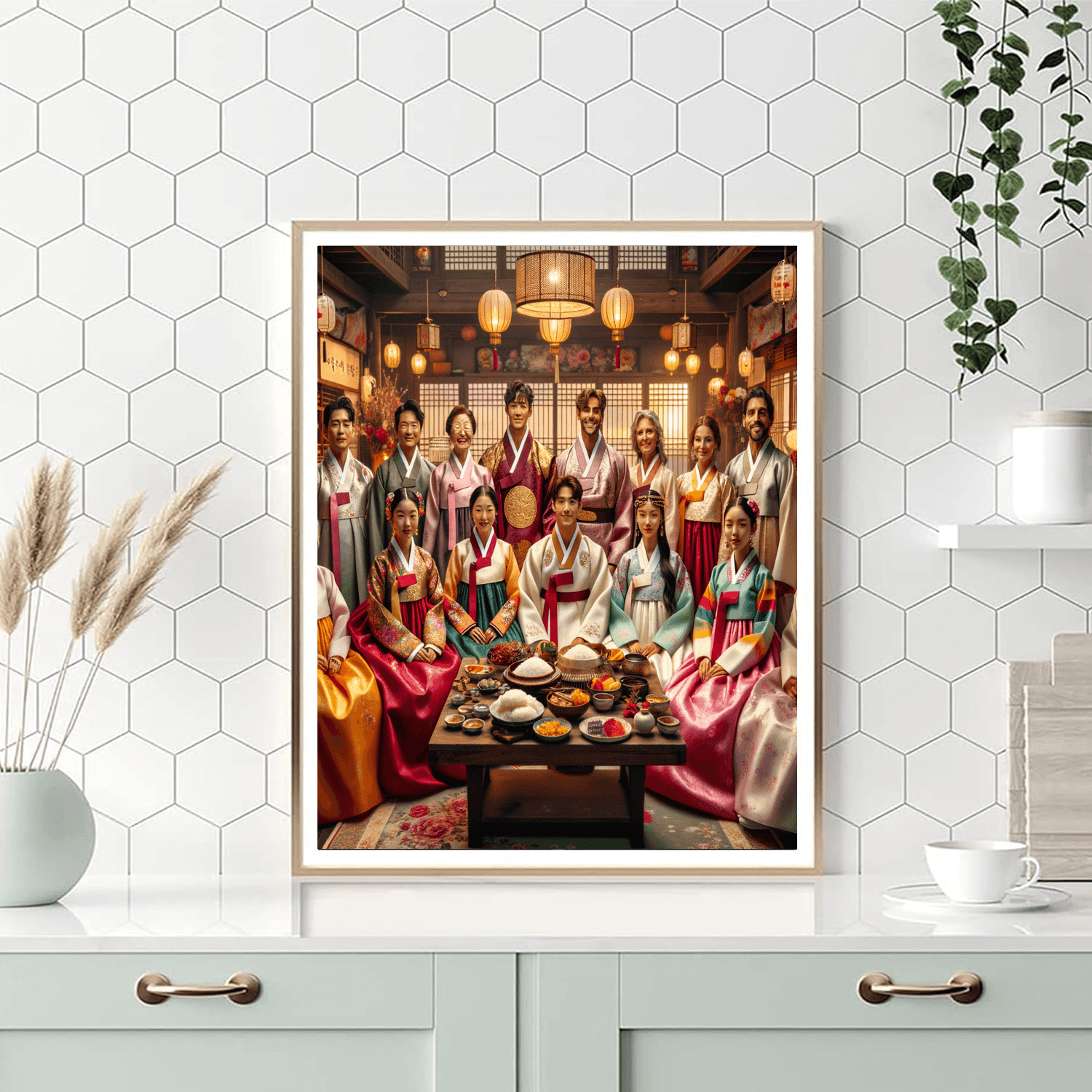 Chuseok - South Korea Paint By Color