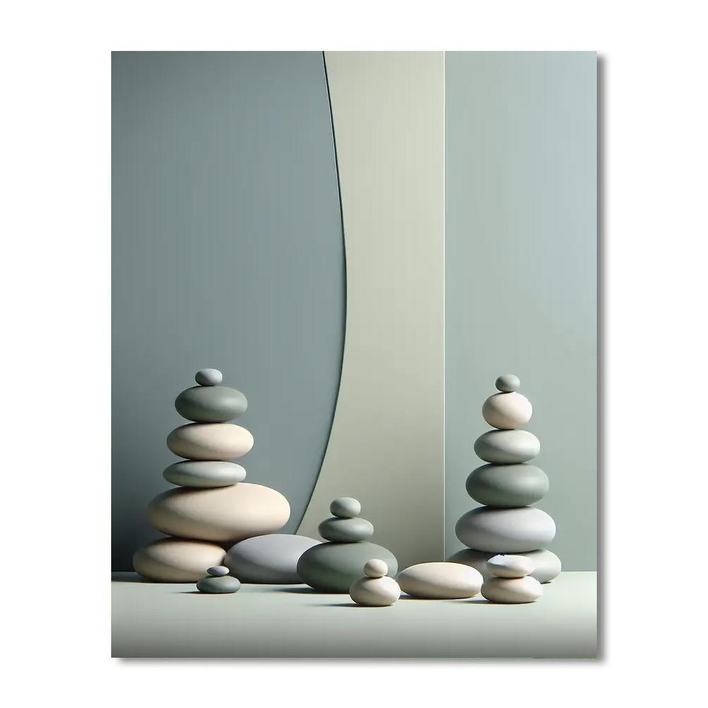 Zen Stone Meditation Painting Number Kit