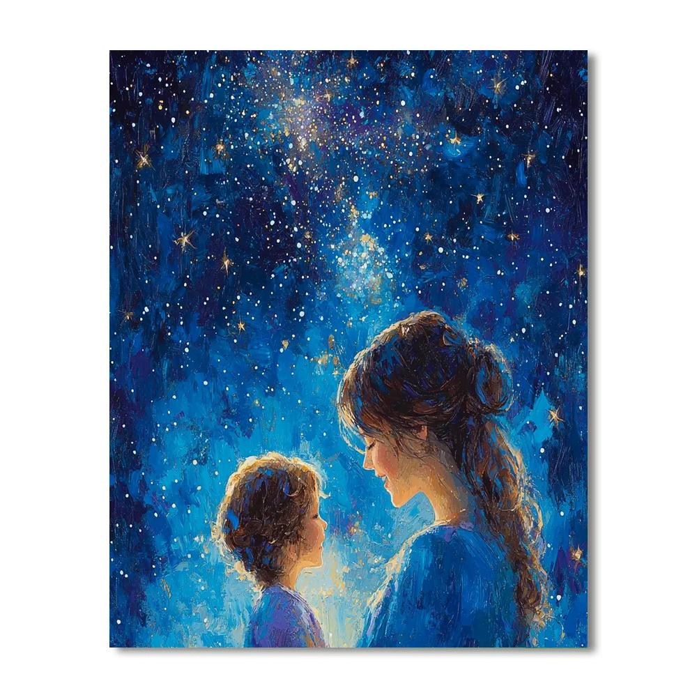 Starry Night Lullaby Numbered Painting Kits