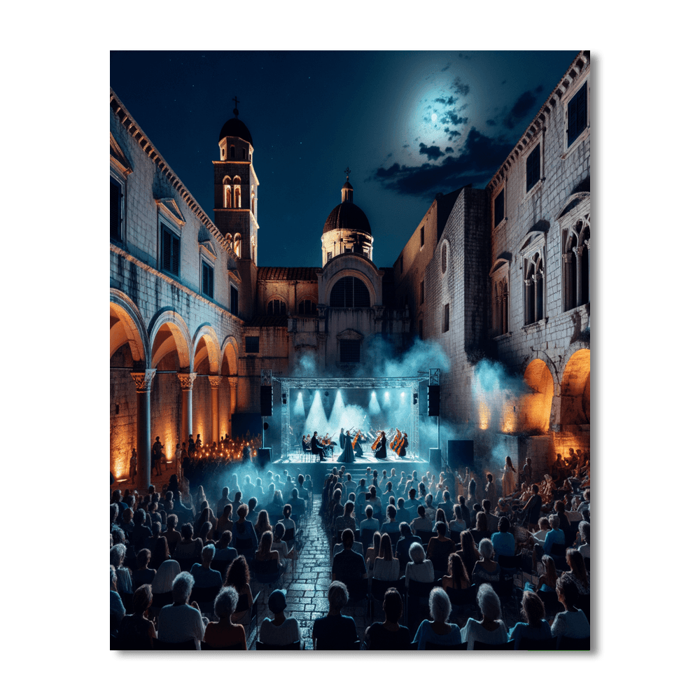 Dubrovnik Summer Festival - Dubrovnik Paint By Color