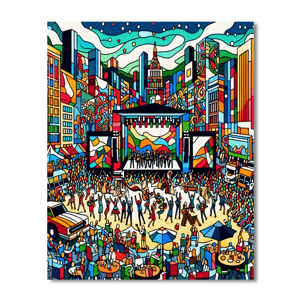 Perth International Arts Festival - Australia Numbered Painting Kits