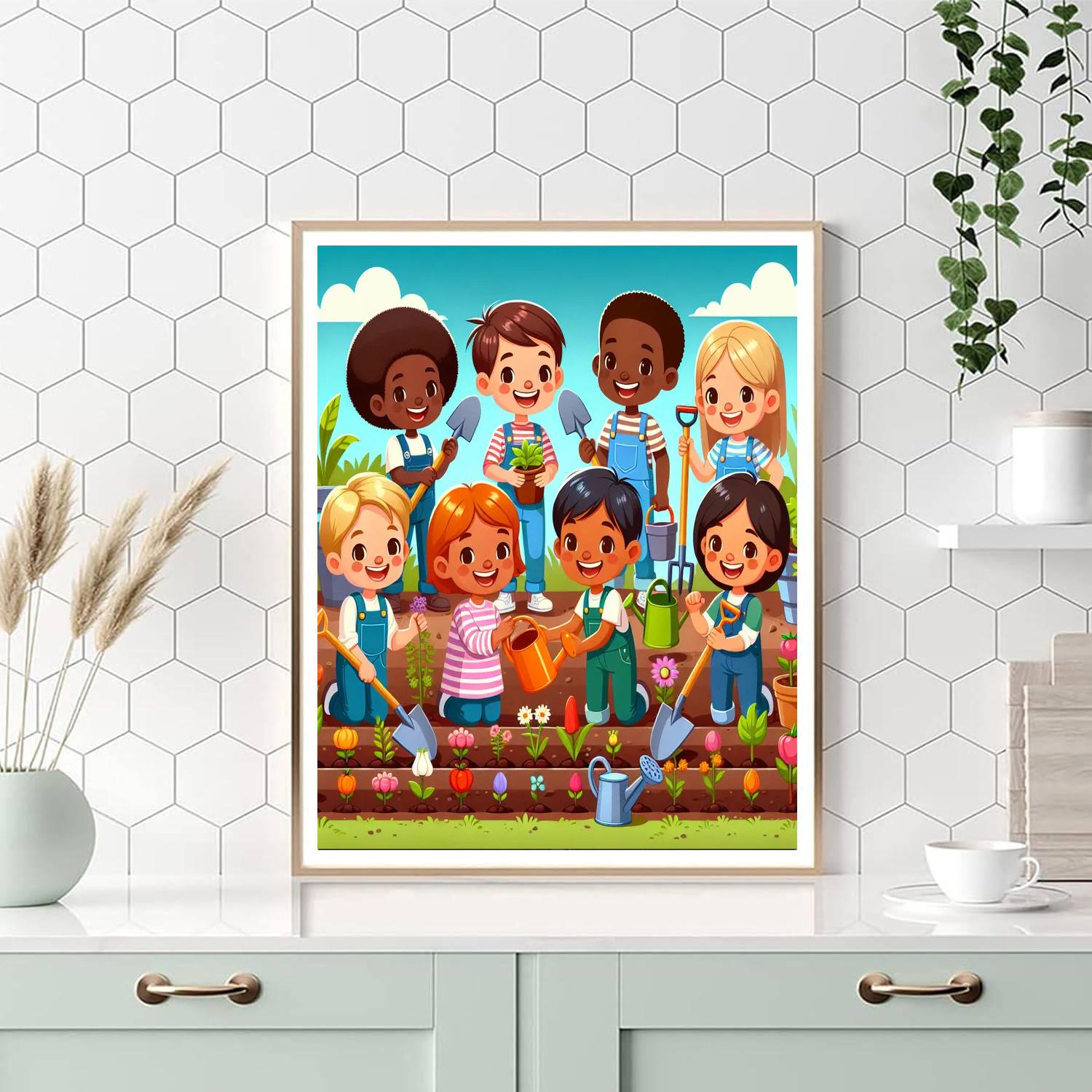 Gardening Fun Number Painting