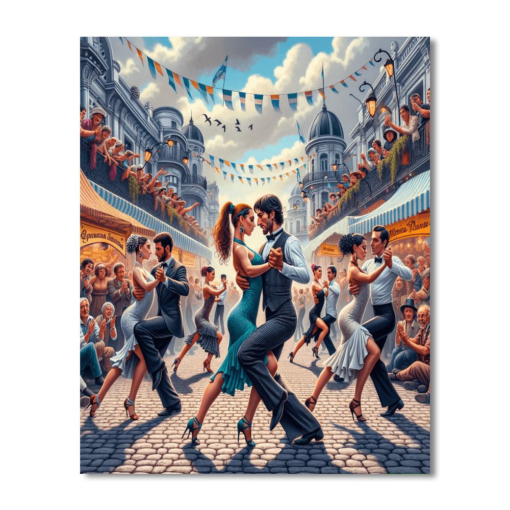 Festival Internacional De Tango - Argentina Painting By Numbers Kit