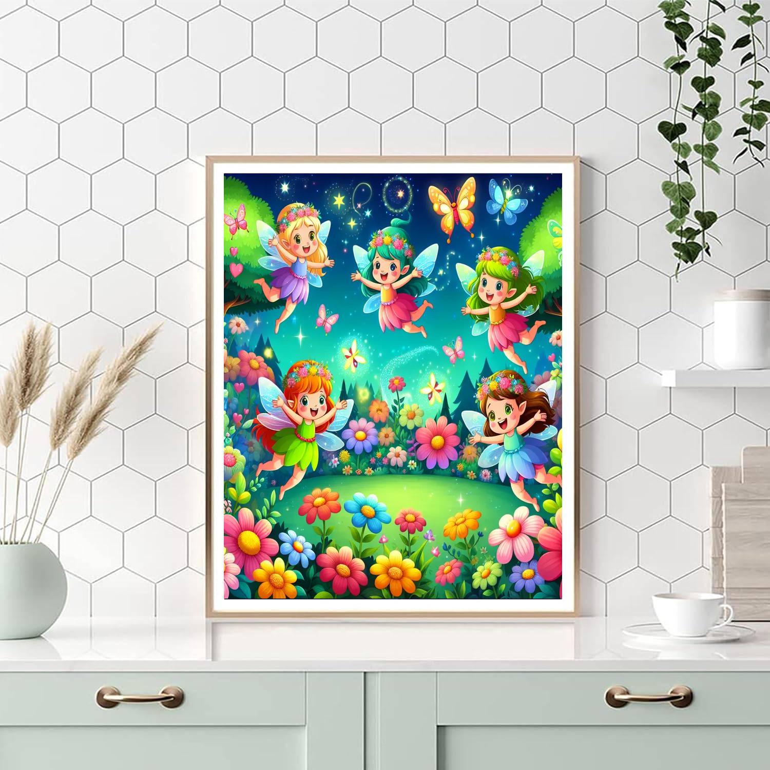 Merry Fairies Numbered Painting Kits