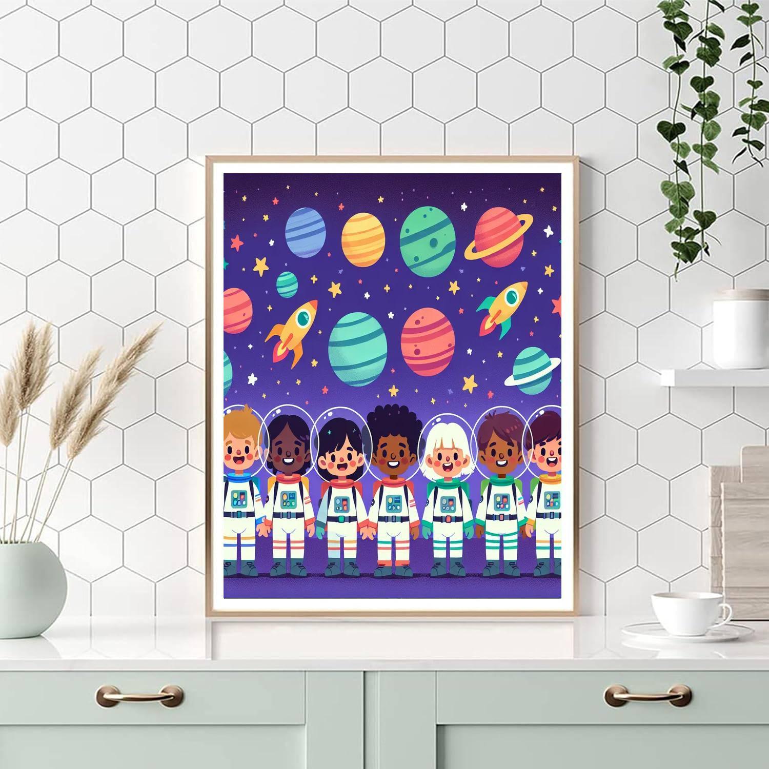 Galaxy's Edge Exploration Paint By Numbers Art